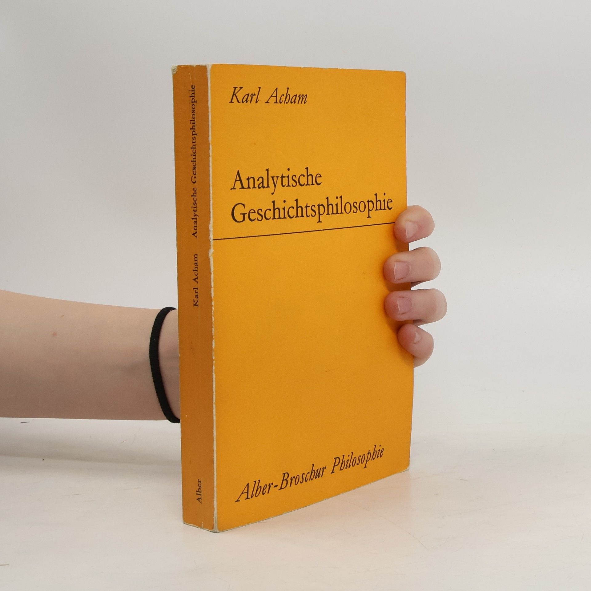 Karl Acham Analytische Geschichtsphilosophie