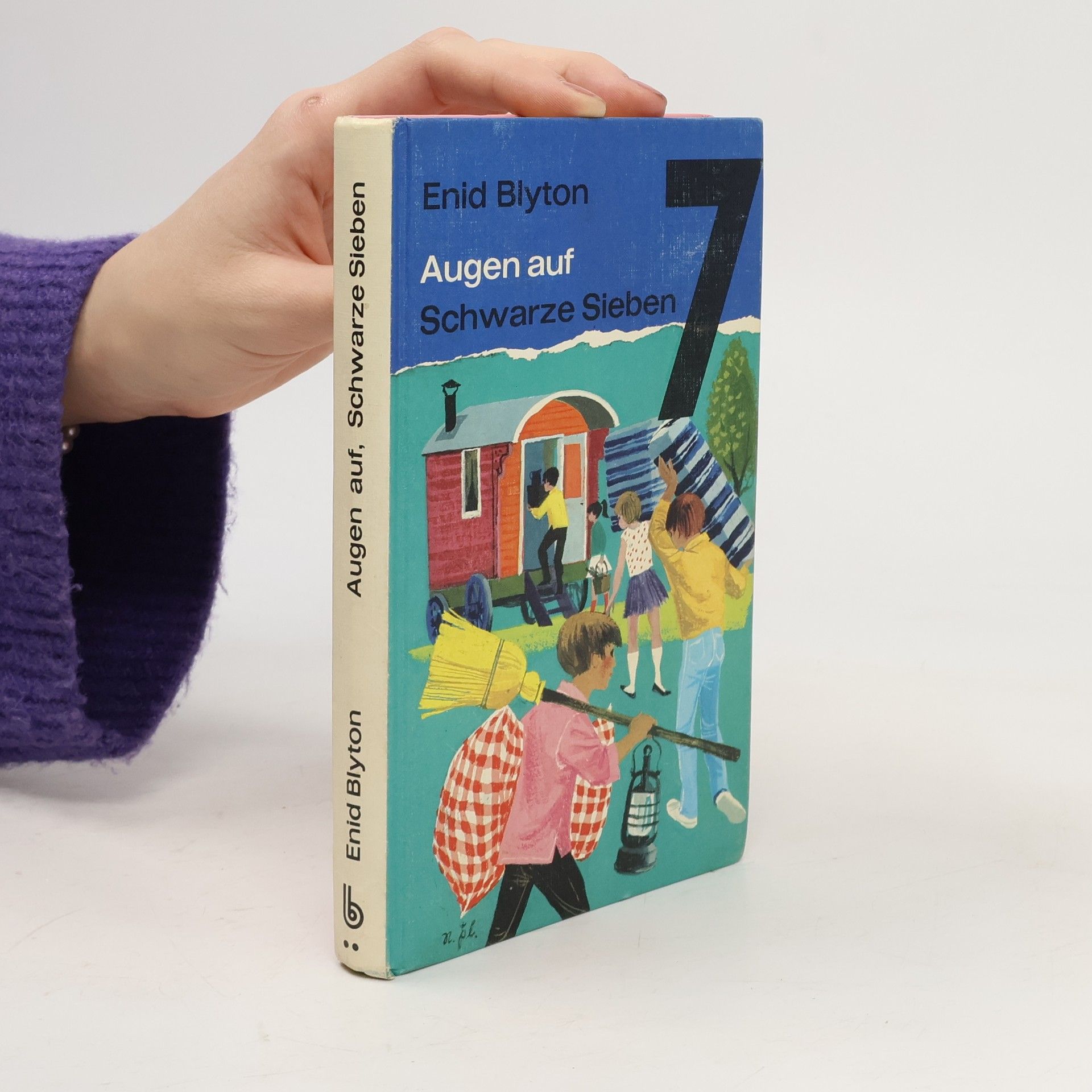 Enid Blyton Augen auf Schwarze Sieben