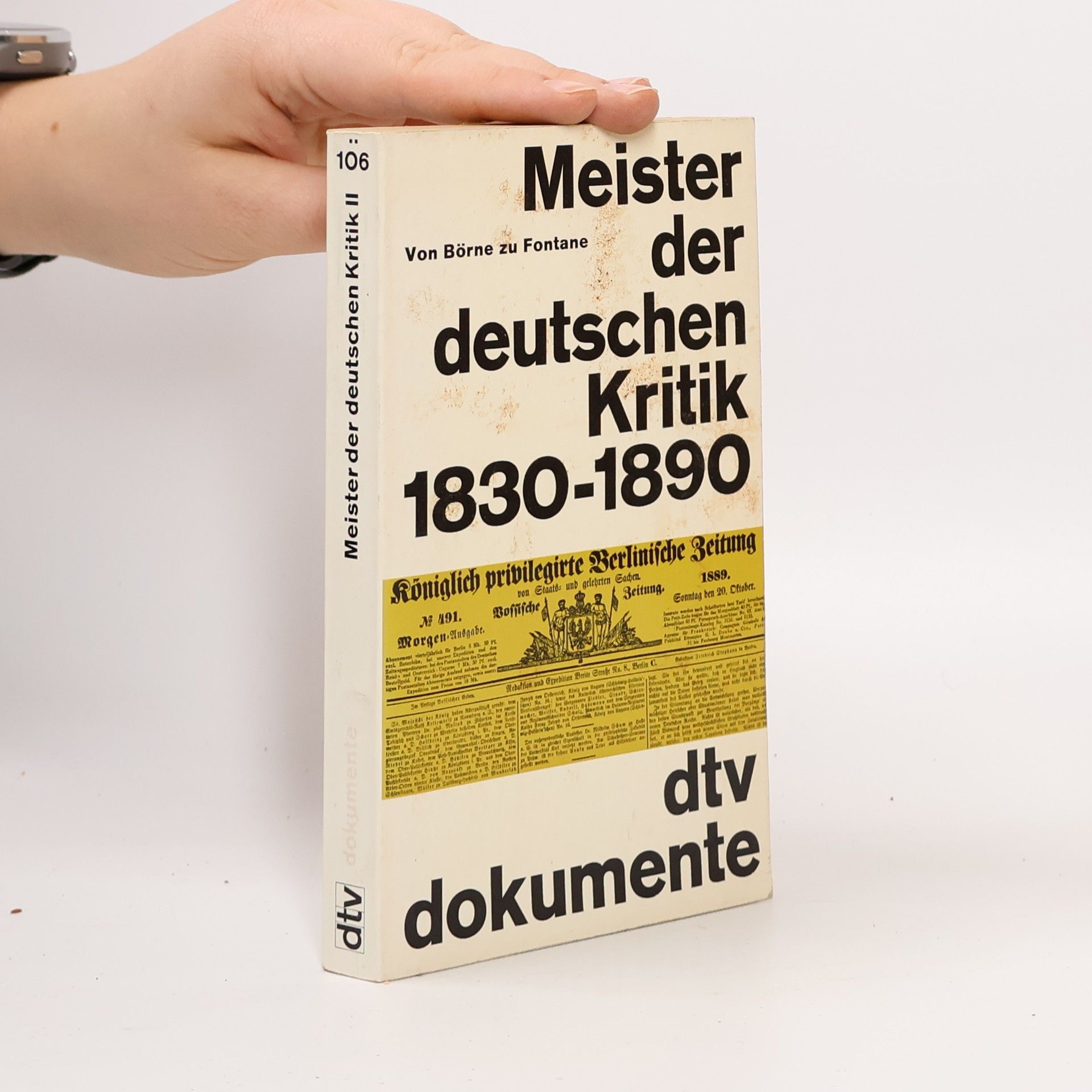 Gerhard F. Hering Meister der deutschen Kritik 1830-1890