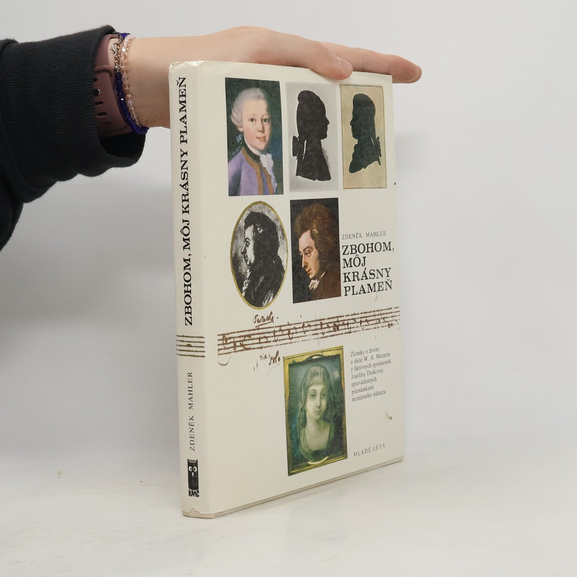Zdeněk Mahler Zbohom, moj krásny plameň : Zlomky o živote a diele W. A. Mozarta z fiktívnych spomienok Josefíny Duškovej sprevádzaných poznámkami neznámeho nálezcu