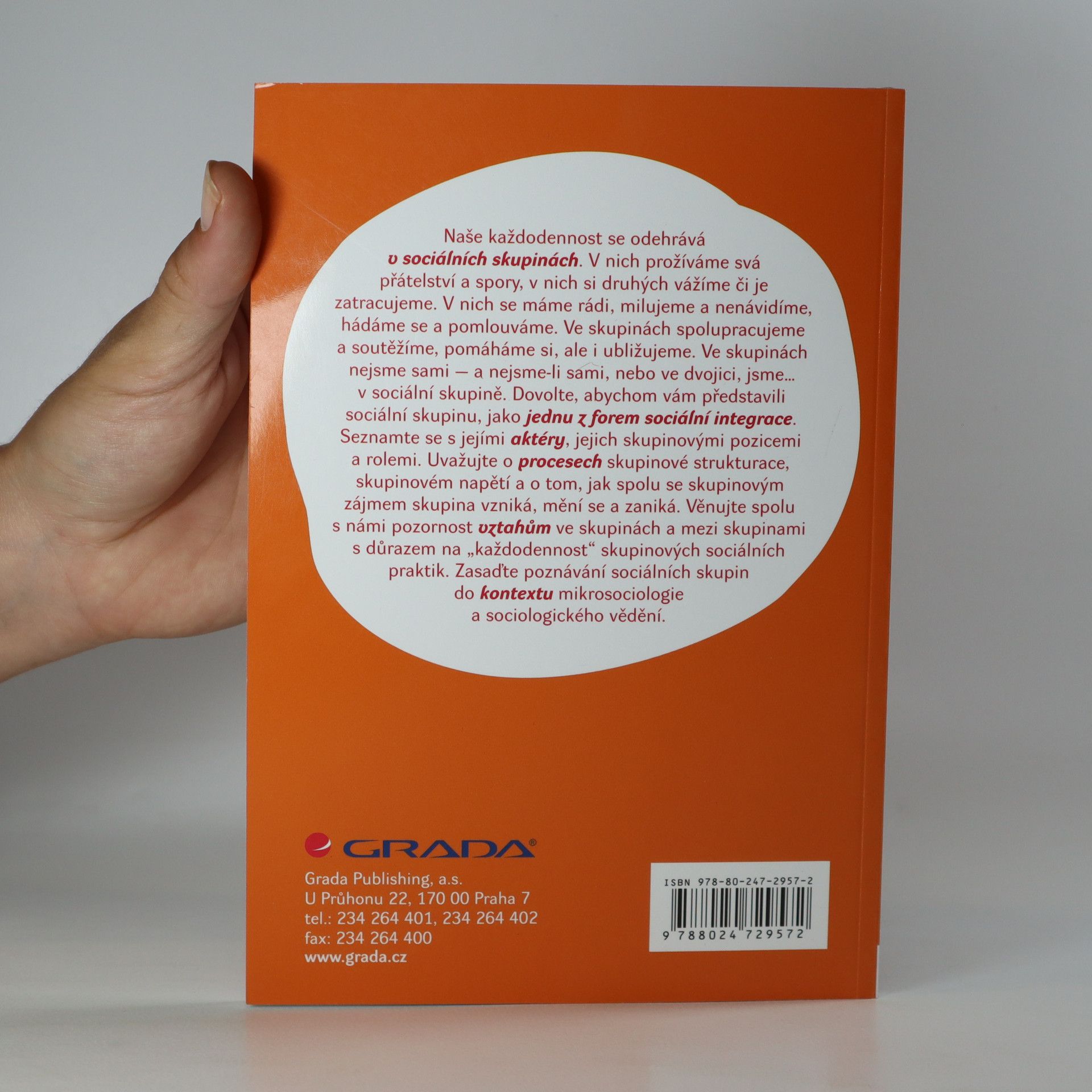 Eliška Novotná Sociologie sociálních skupin