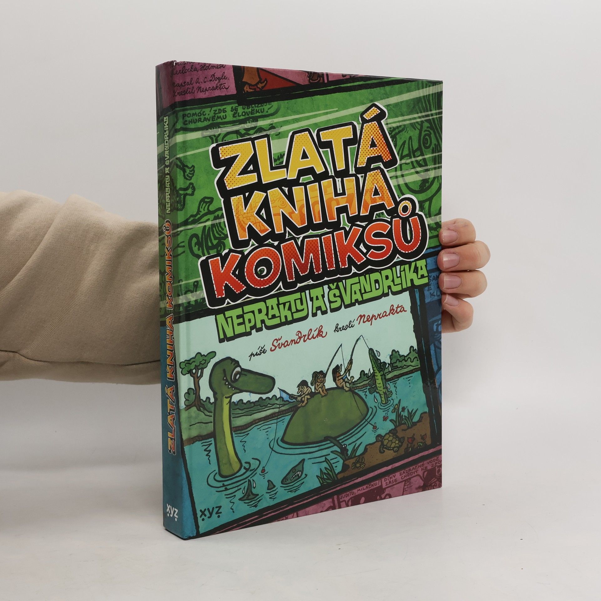 Miloslav Švandrlík Zlatá kniha komiksů Neprakty a Švandrlíka