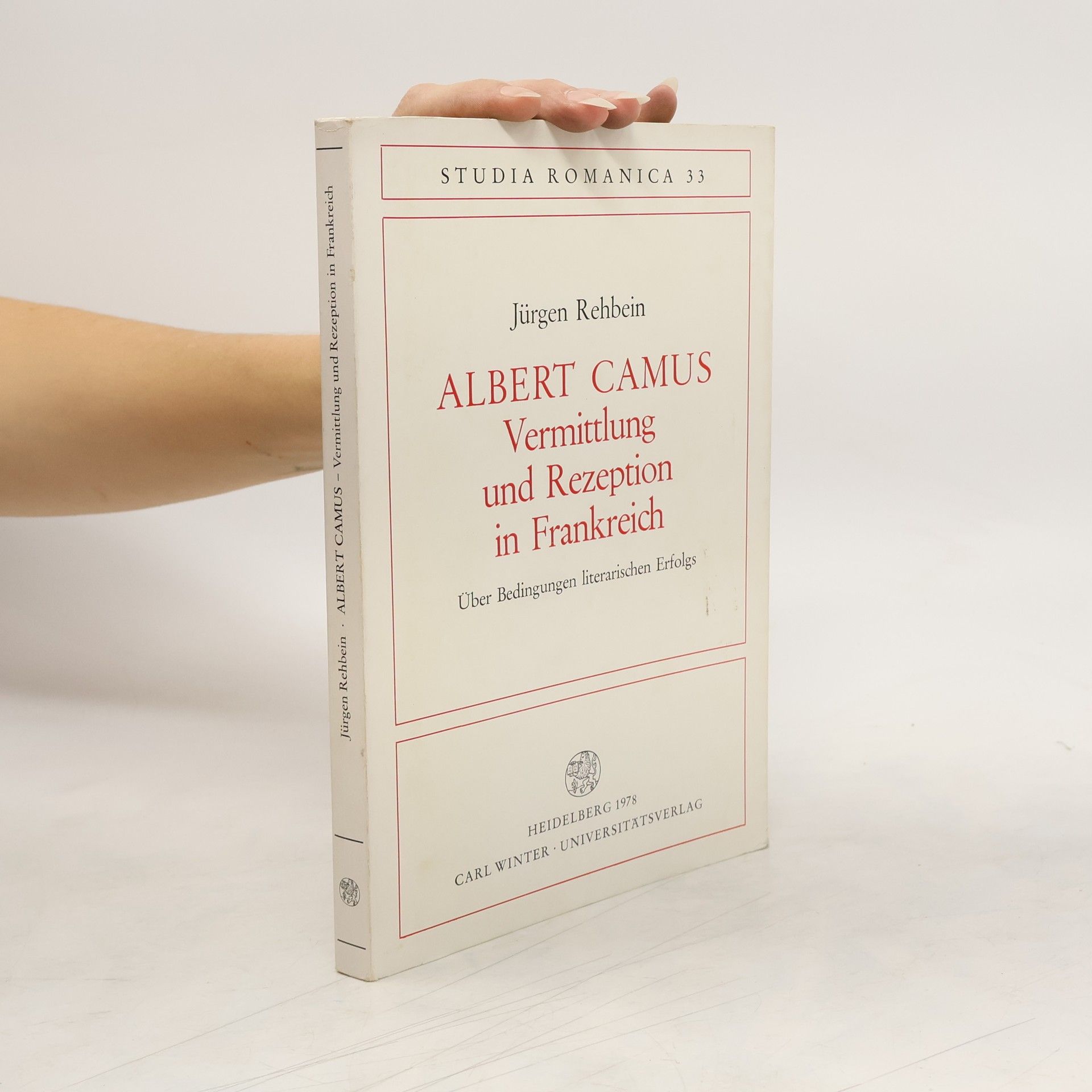 Jürgen Rehbein Albert Camus