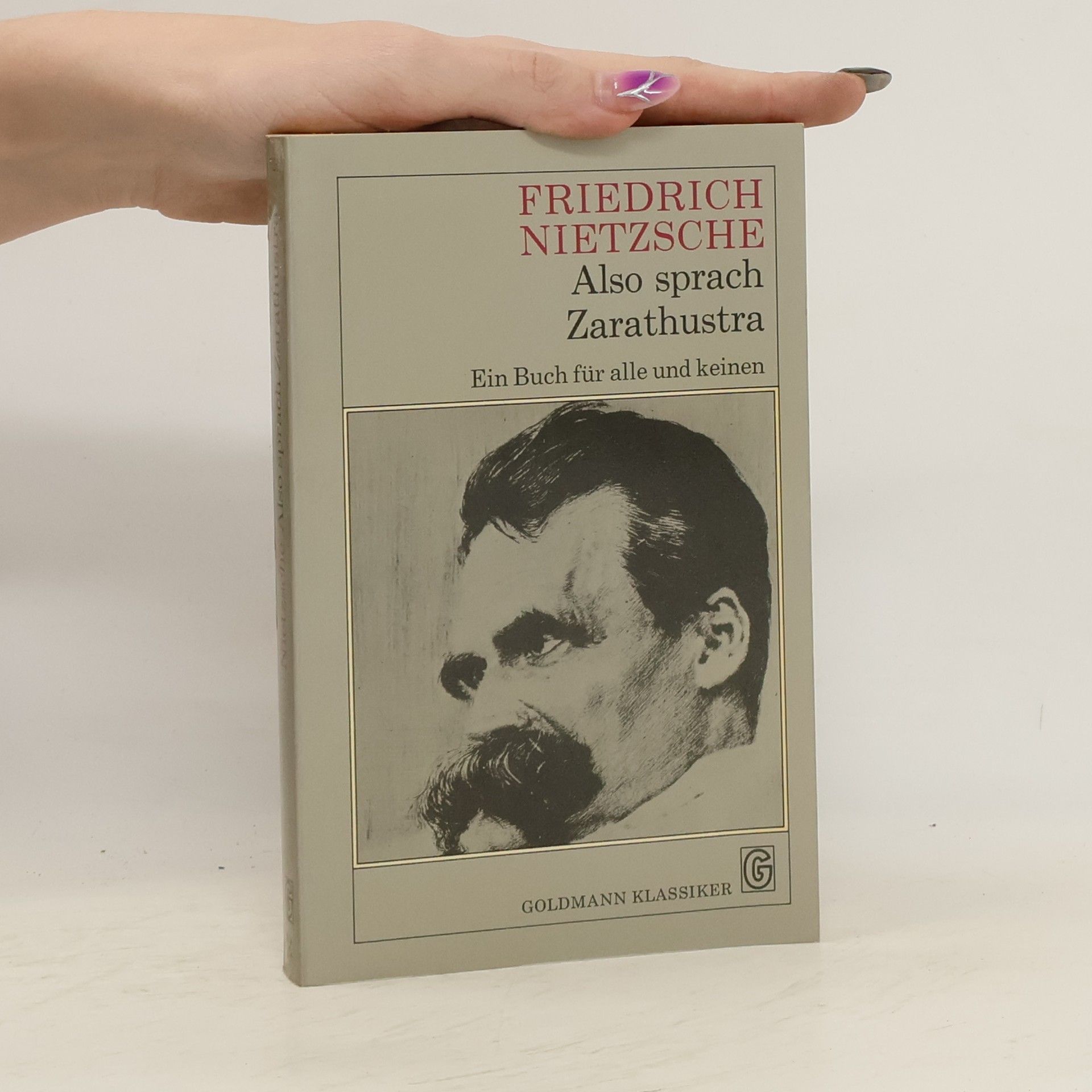 Friedrich Nietzsche Also sprach Zarathustra