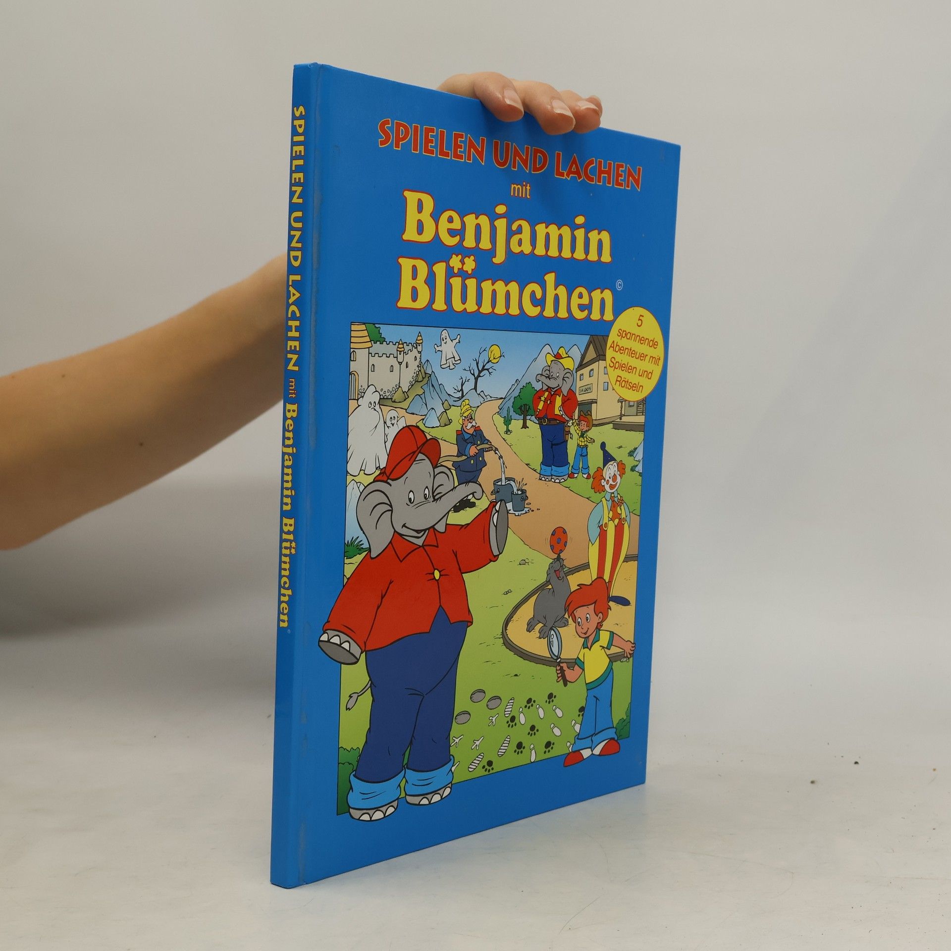 Bettina Kienitz Spielen and Lachen mit Benjamin Blümchen