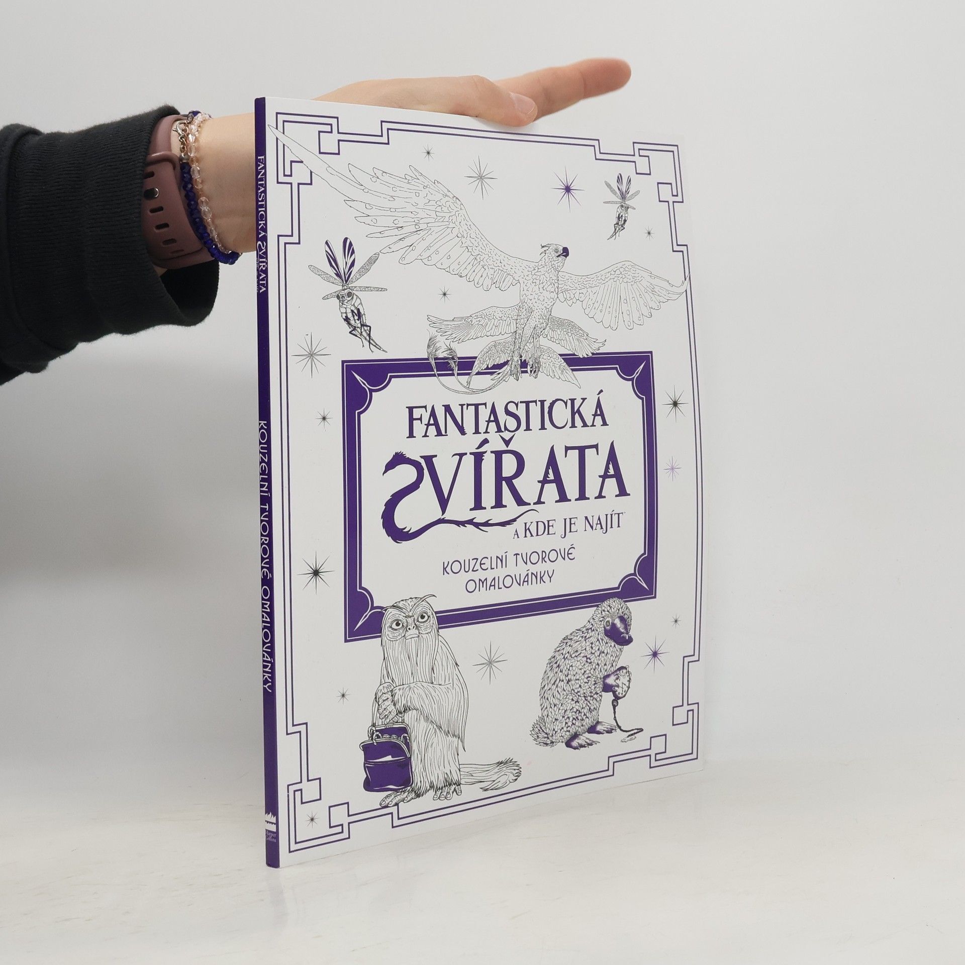 AA.VV. Fantastická zvířata a kde je najít. Kouzelní tvorové omalovánky.