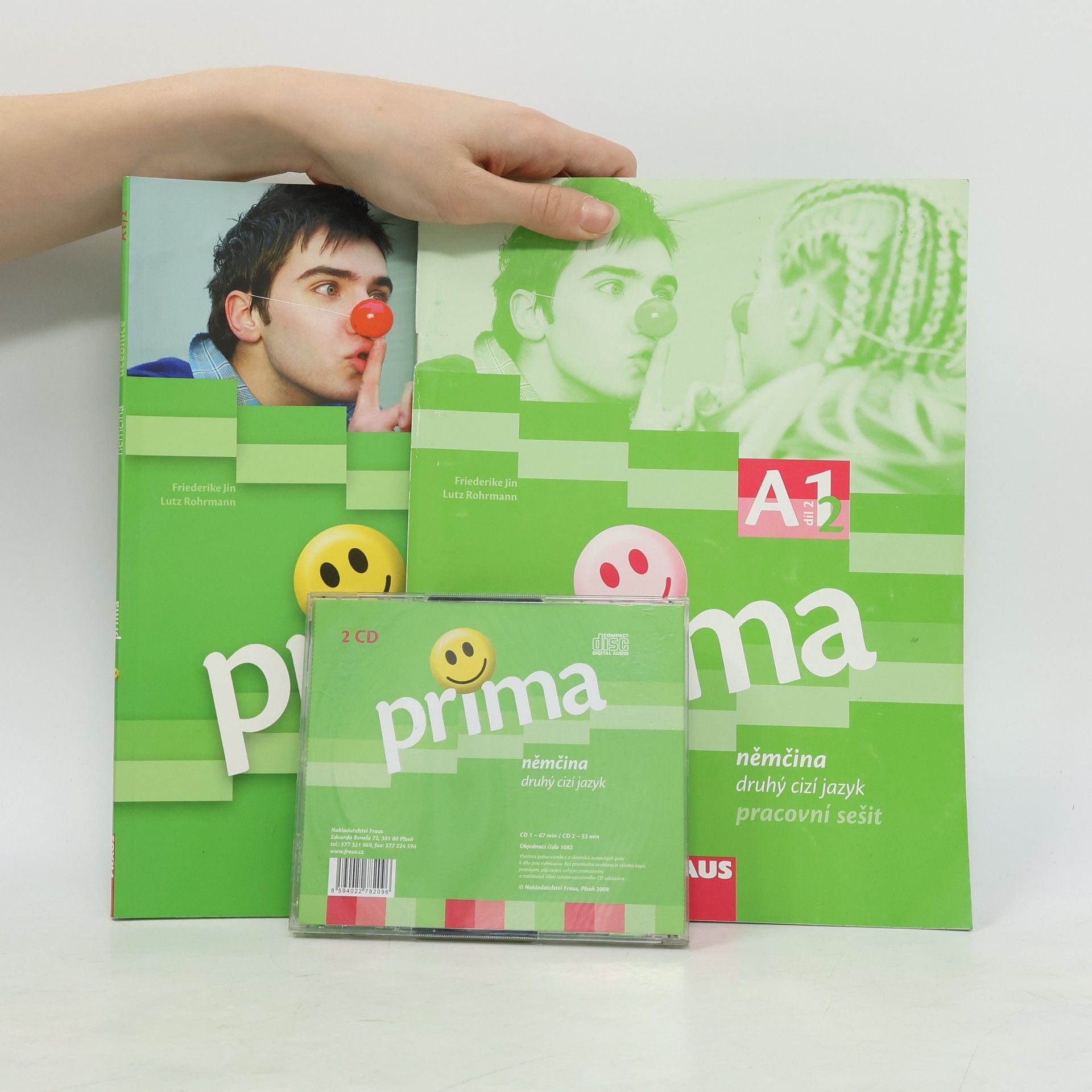 Friederike Jin Prima A1. Němčina jako druhý cizí jazyk. Učebnice + pracovní sešit