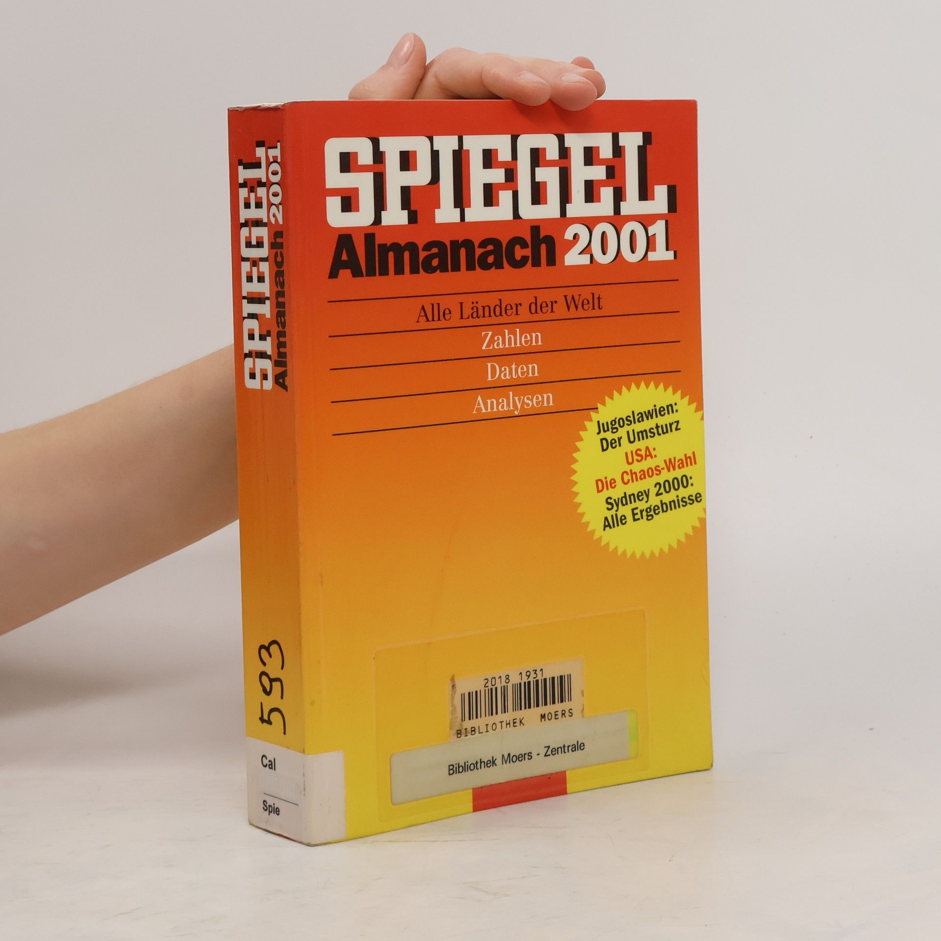 Spiegel Almanach 2001. Alle Länder der Welt. Zahlen Daten Analysen.