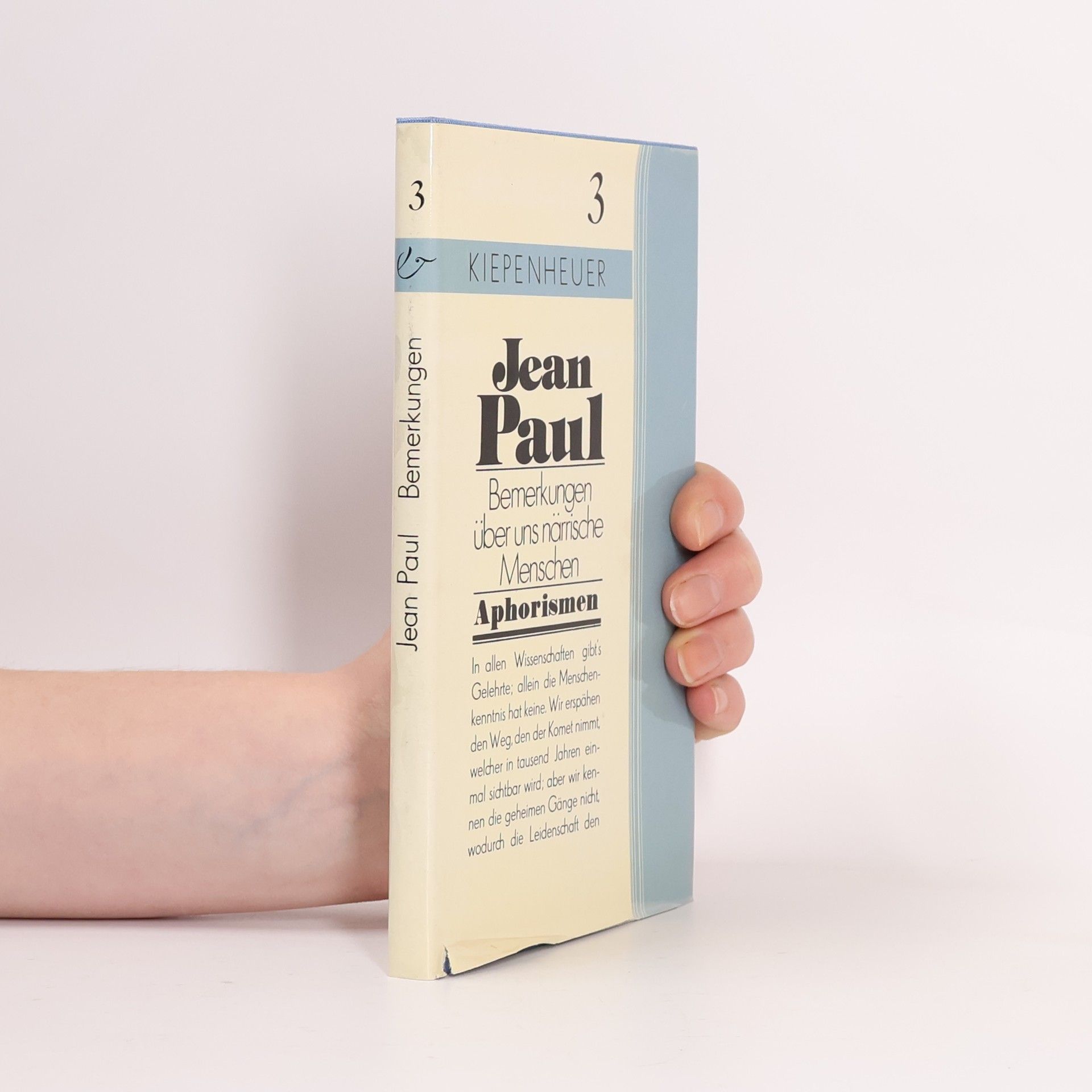 Jean Paul Bemerkungen über uns närrische Menschen