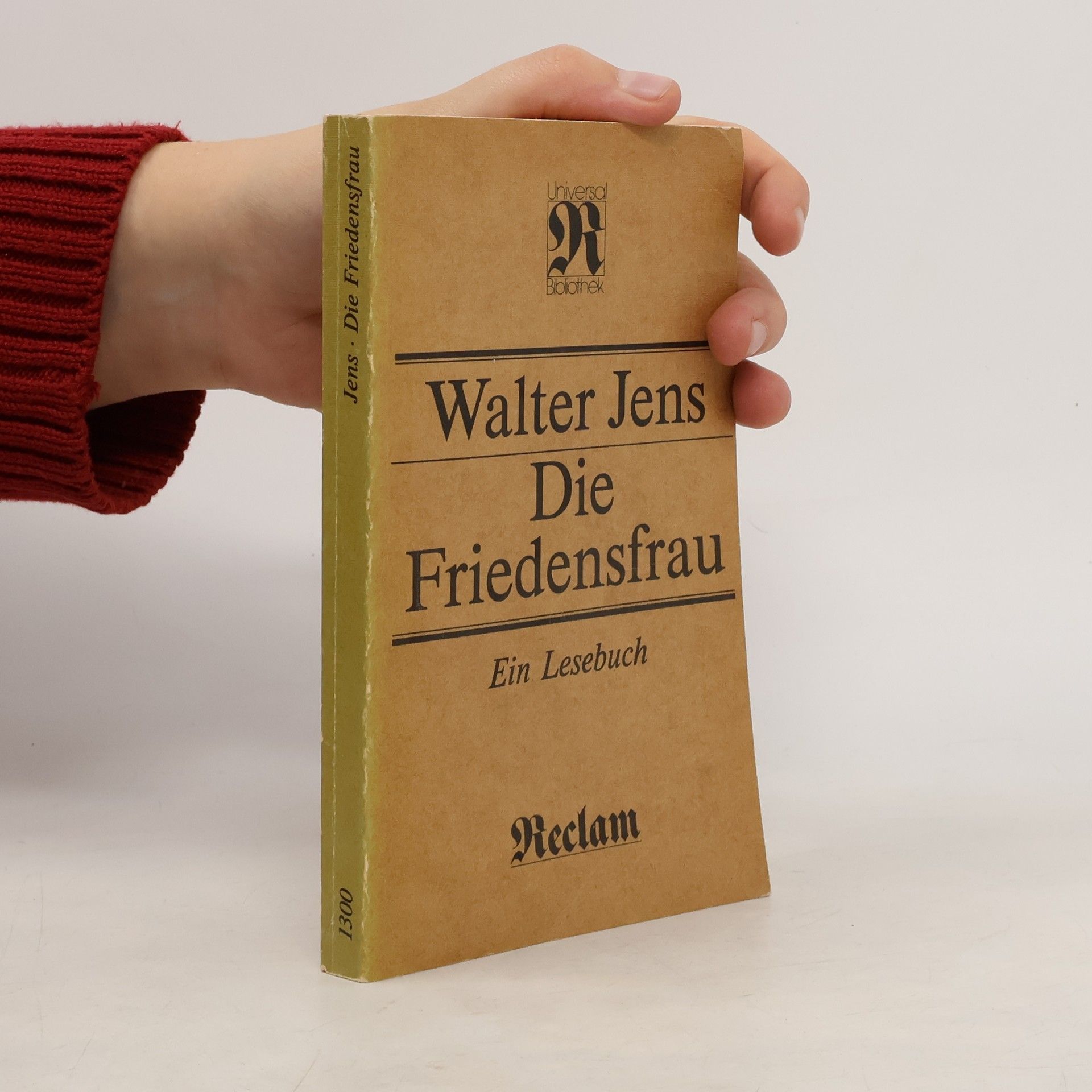 Walter Jens Die Friedensfrau