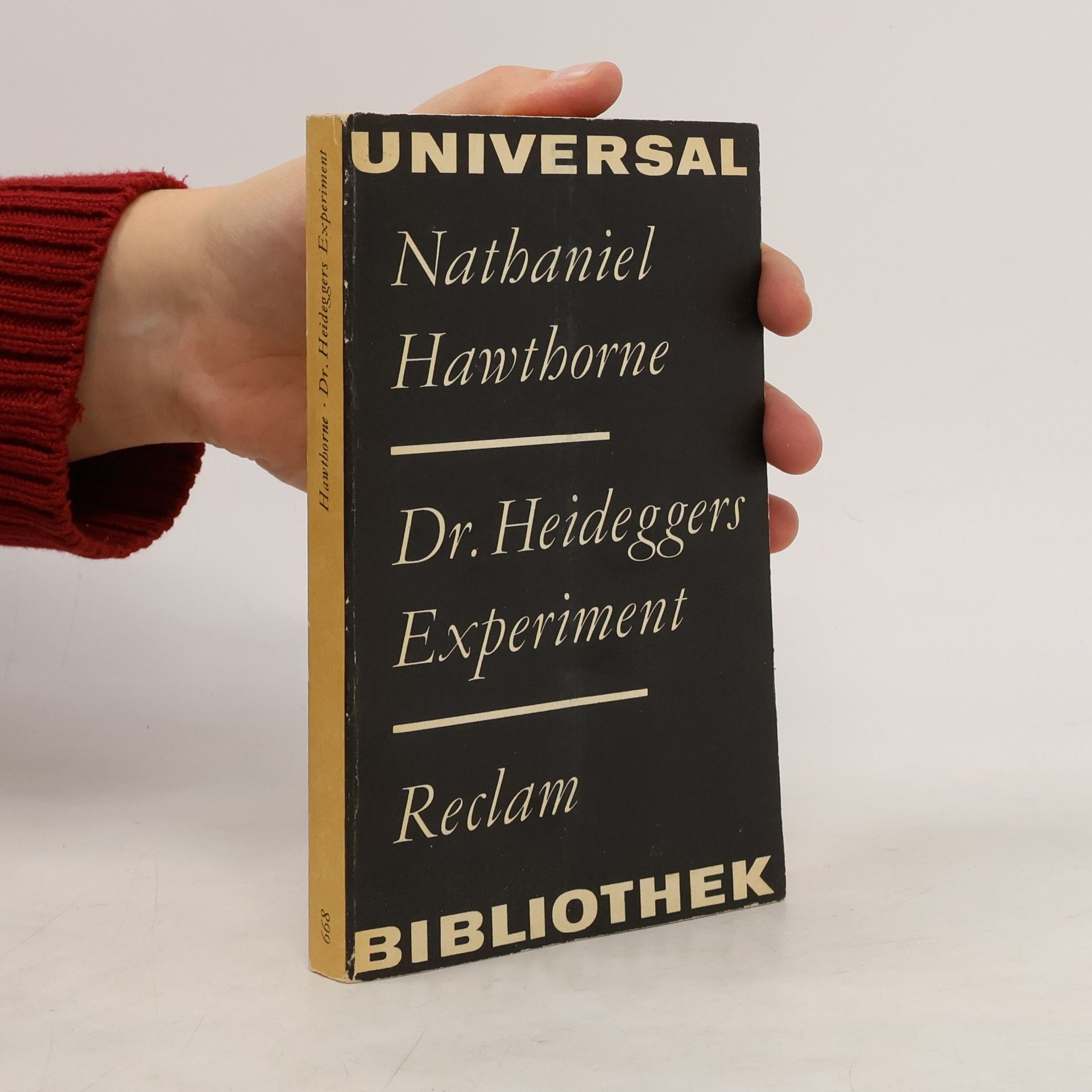 Nathaniel Hawthorne Dr. Heideggers Experiment