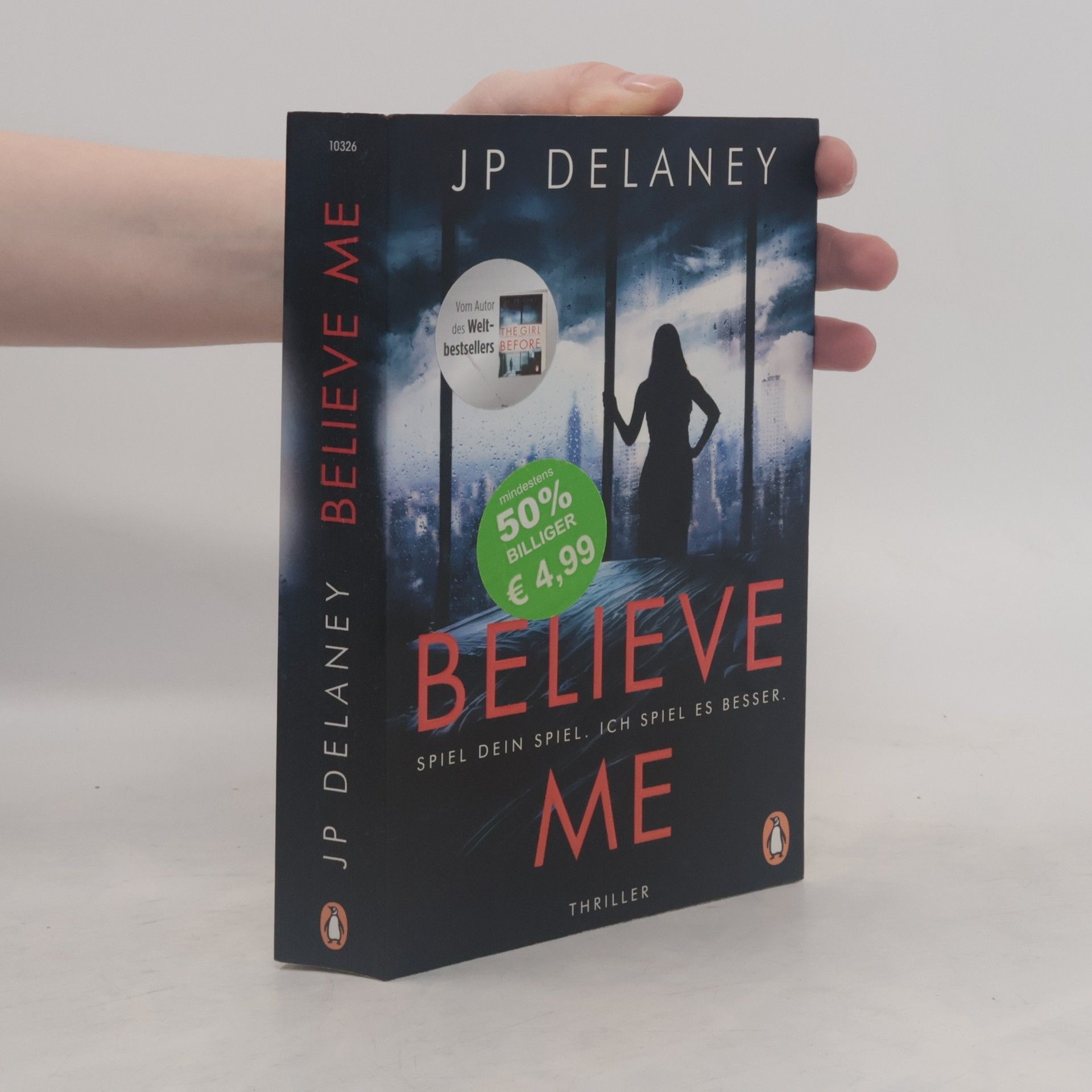 J. P. Delaney Believe me
