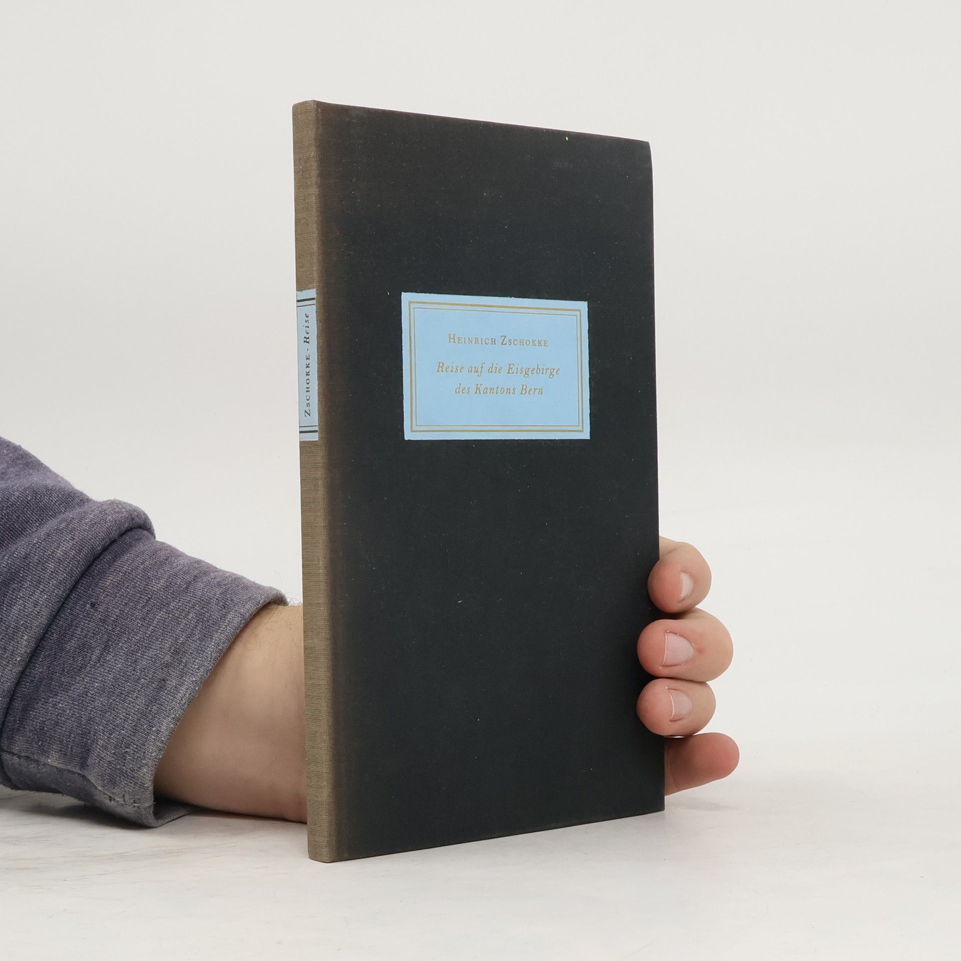 Heinrich Zschokke Reise auf die Eisgebirge des Kantons Bern und Ersteigung ihrer höchsten Gipfel im Sommer 1812