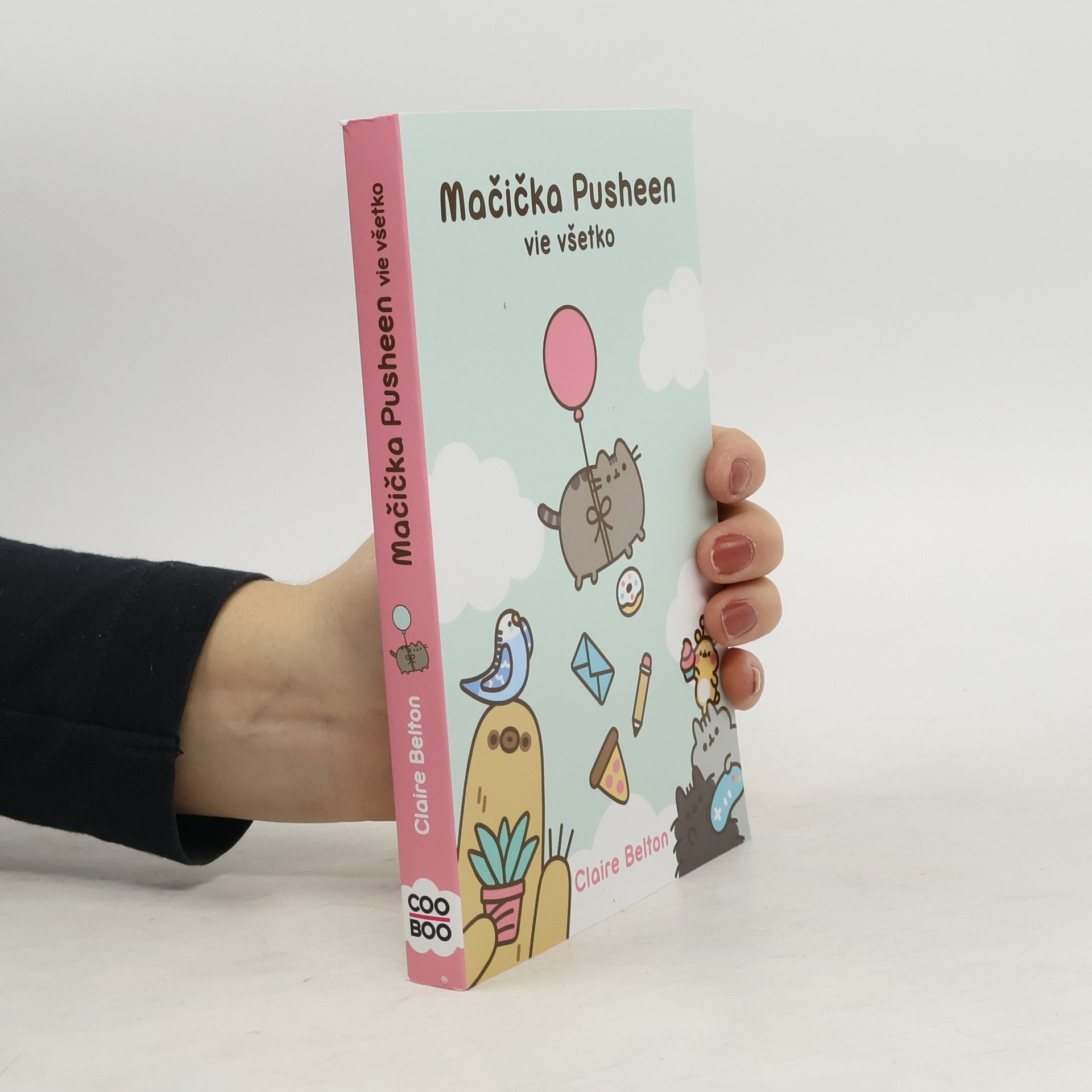 Claire Belton Mačička Pusheen vie všetko