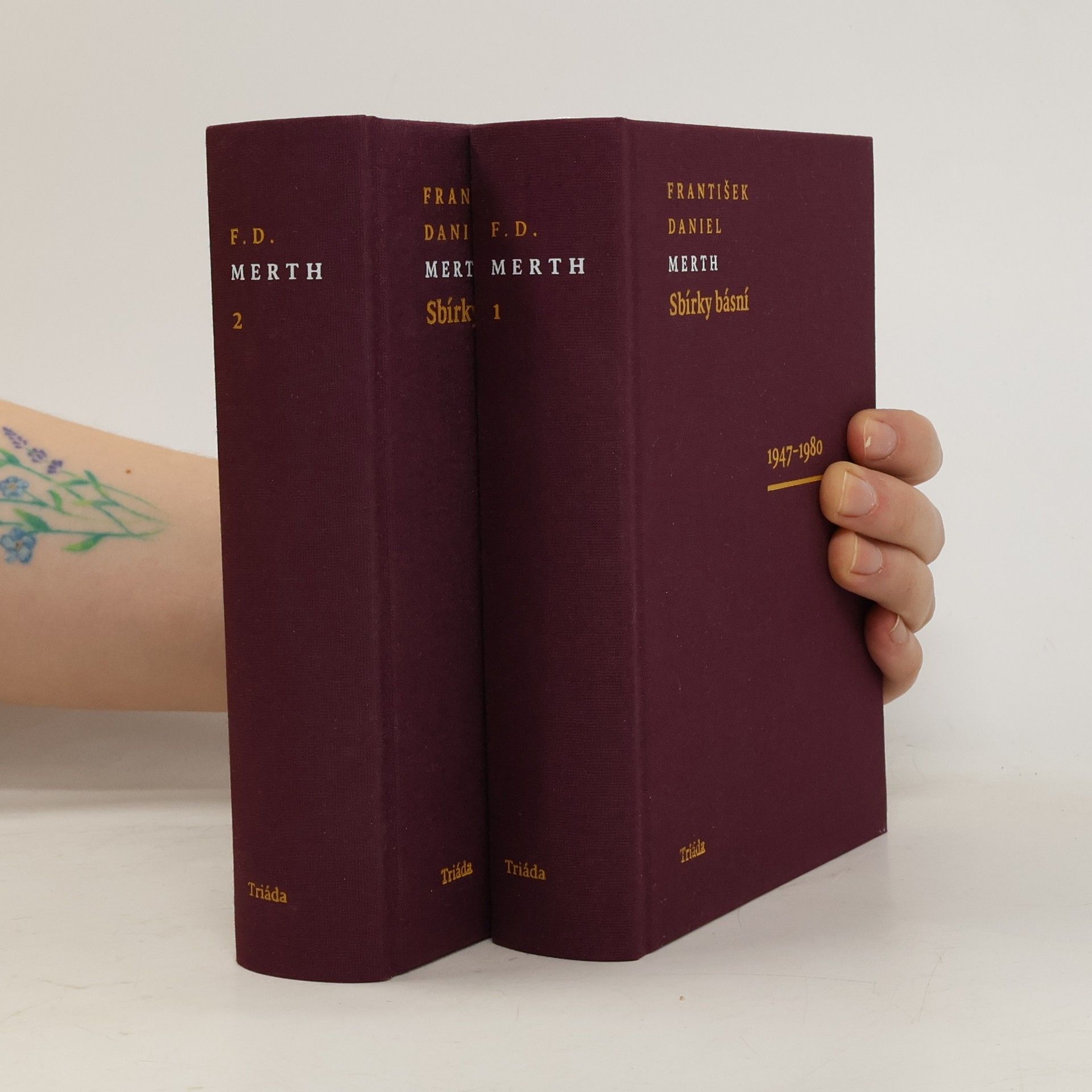 František Daniel Merth Sbírky básní 1947-1980 / 1980-1995 (komplet)