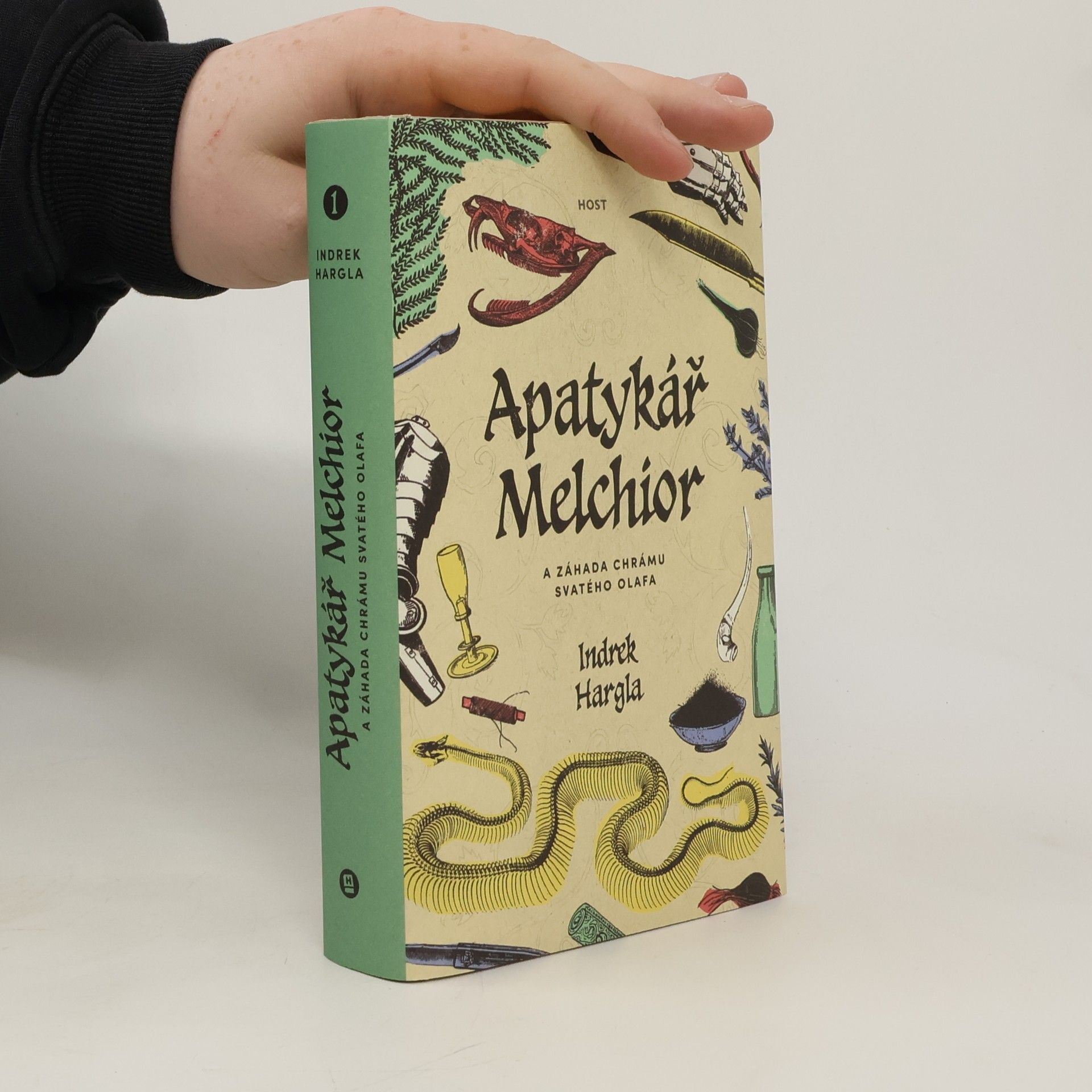 Indrek Hargla Apatykář Melchior a záhada chrámu svatého Olafa