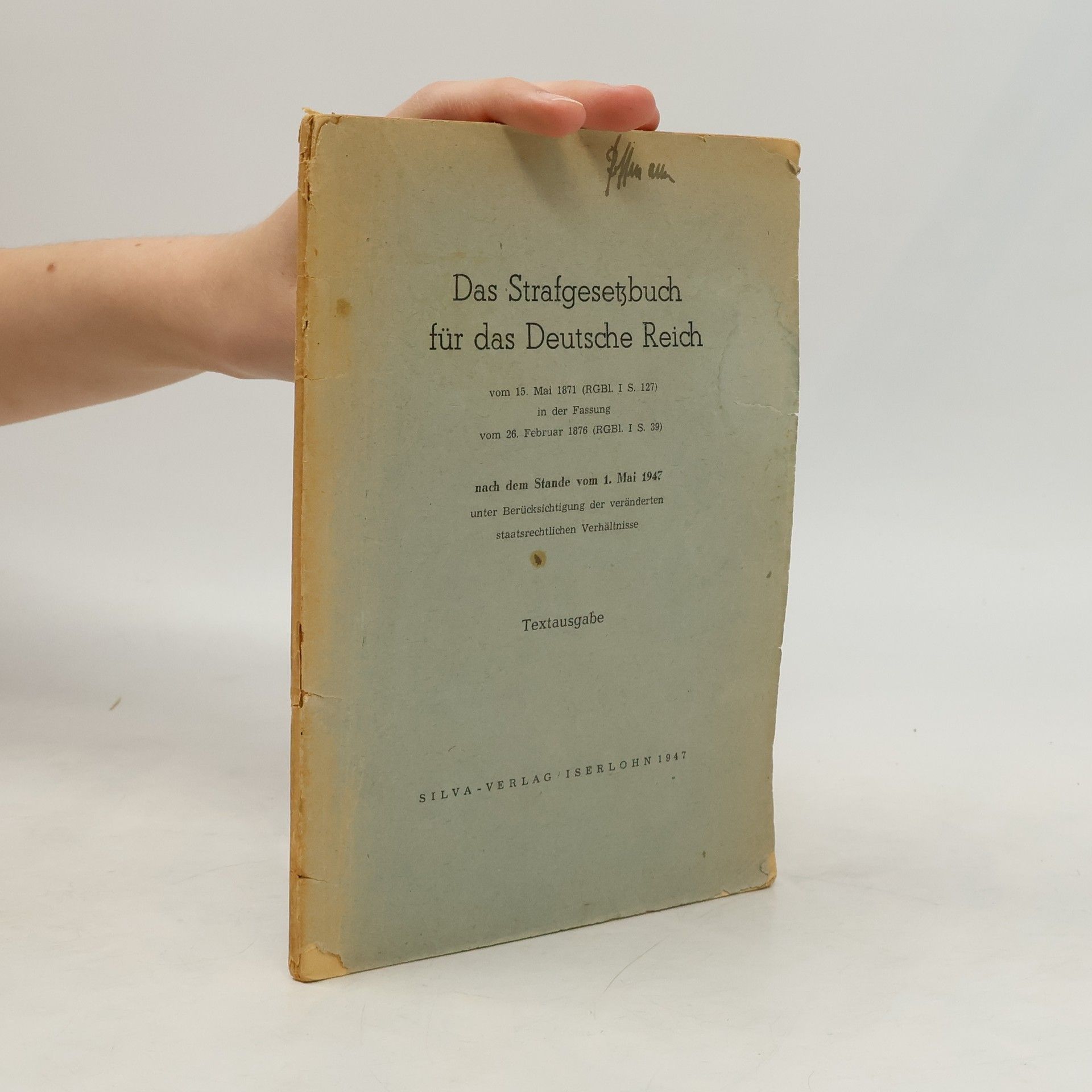 Collectif d'auteurs Das Strafgesetzbuch für das Deutsche Reich