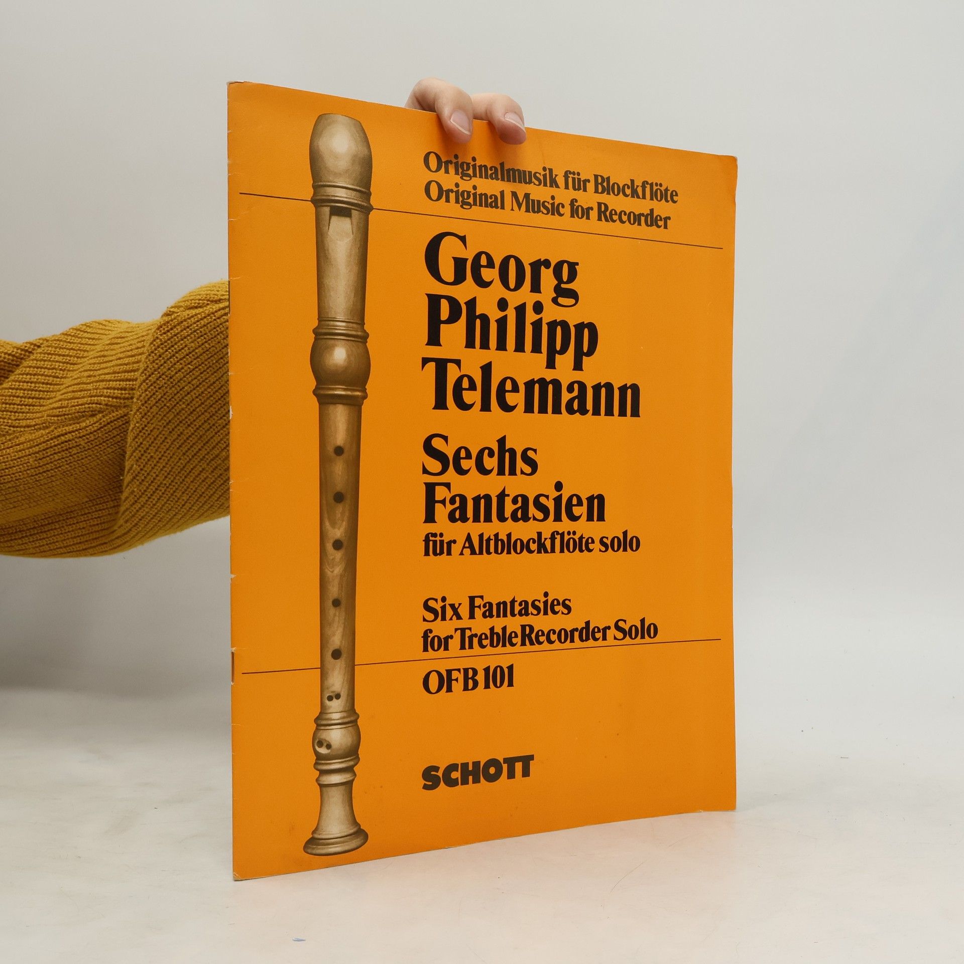 Georg Philipp Telemann Sechs Fantasien für Altblockflöte solo