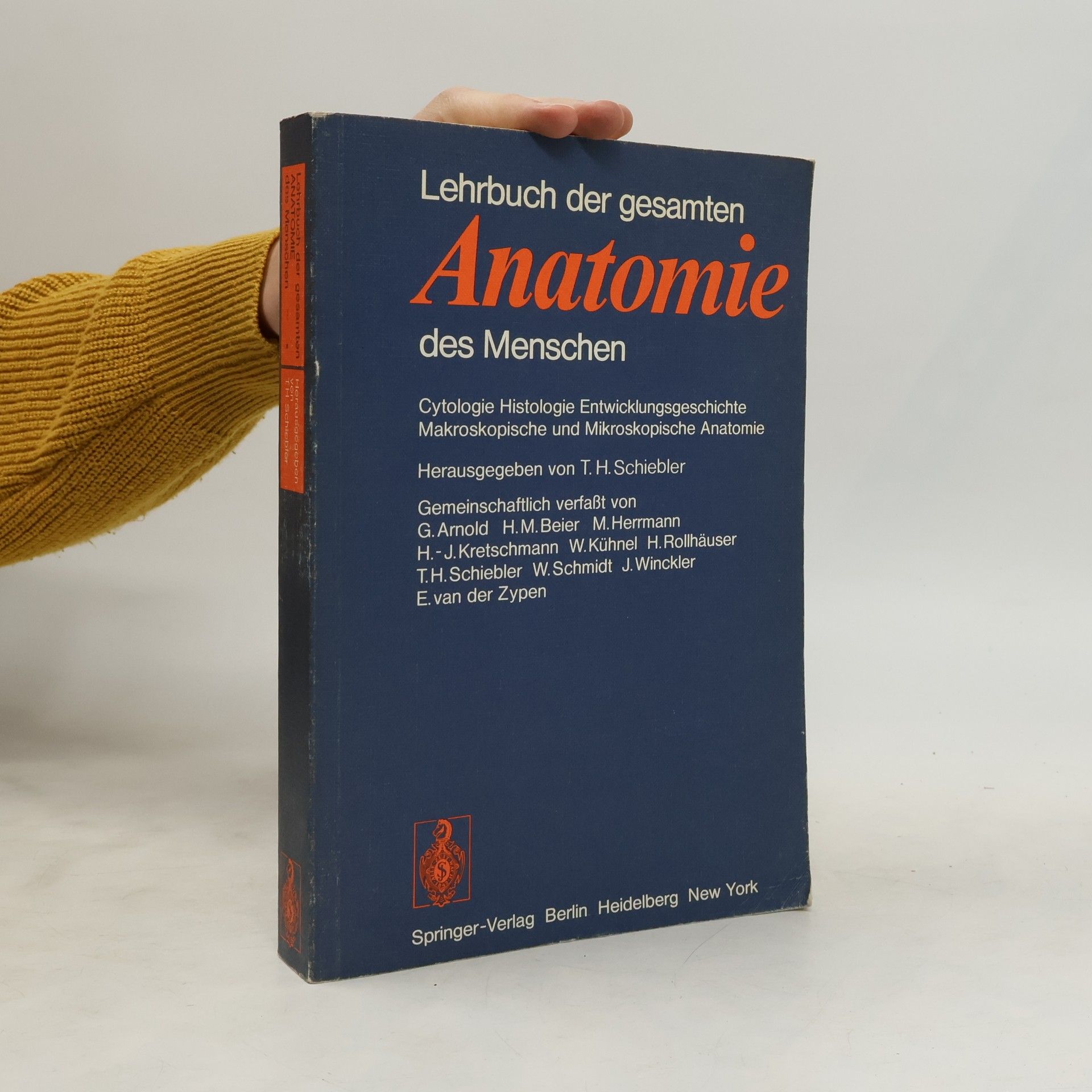 AA.VV. Lehrbuch der gesamten : Anatomie des Menschen