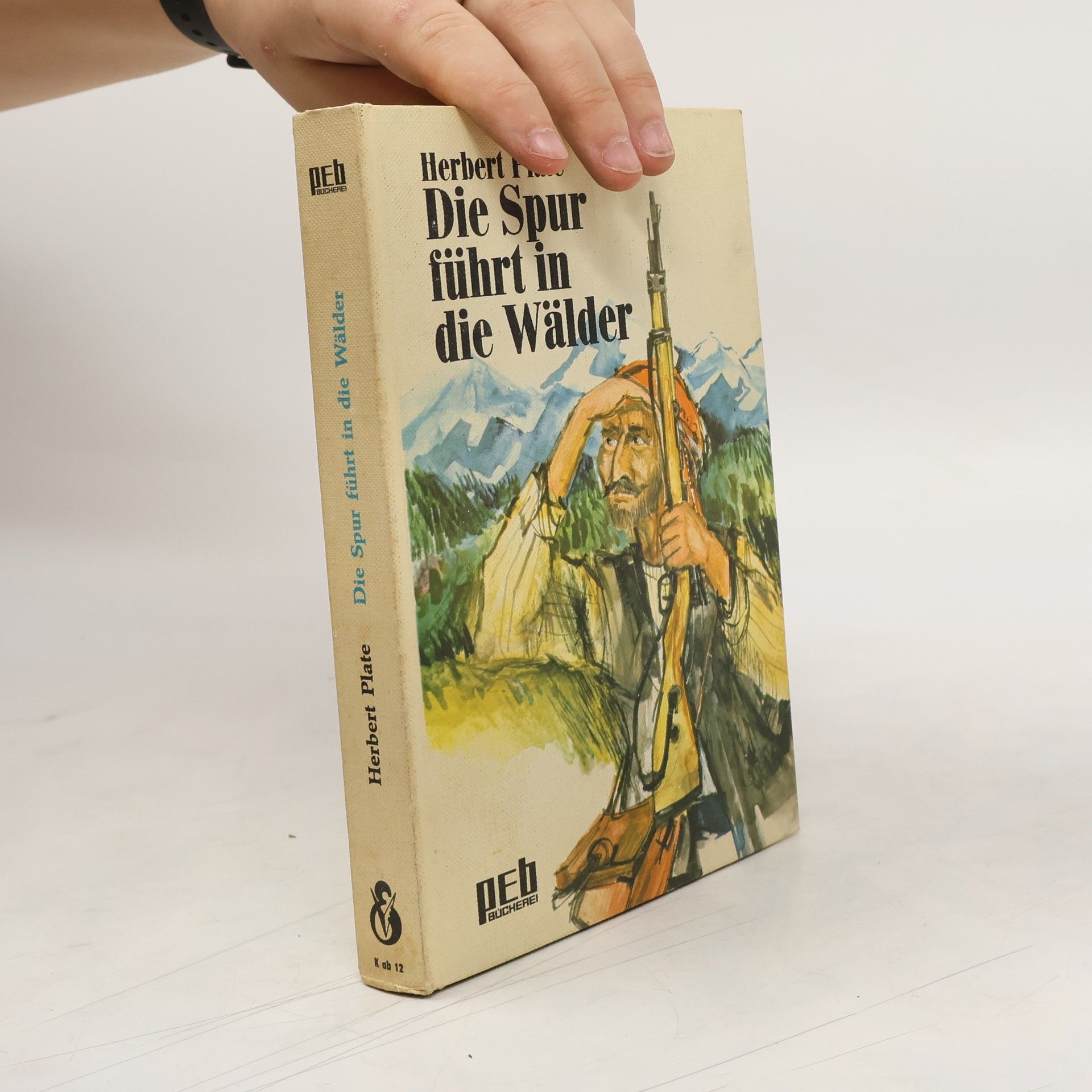 Herbert Plate Die Spur führt in die Wälder.