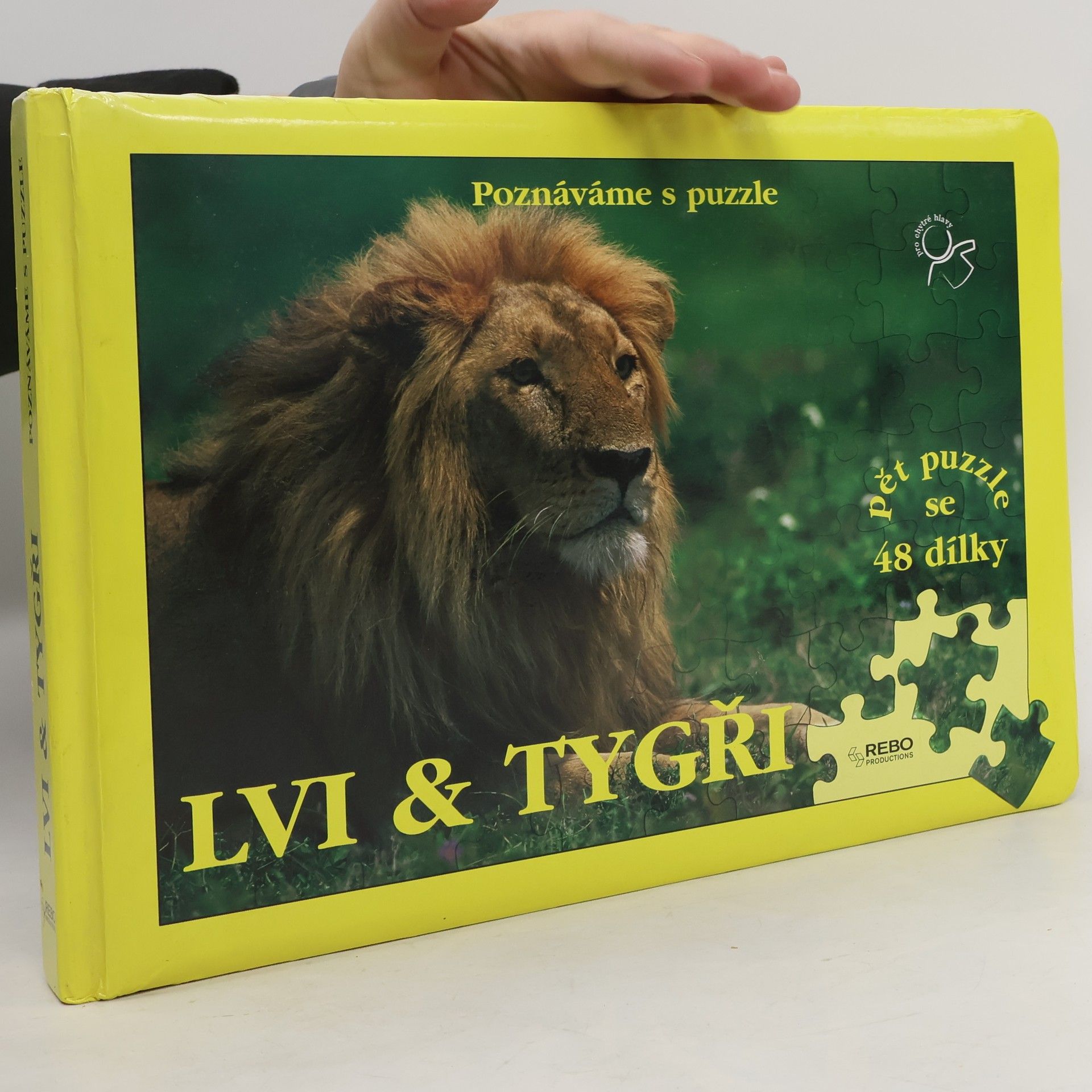 Šárka Kohoutová Lvi & tygři : pět puzzle se 48 dílky