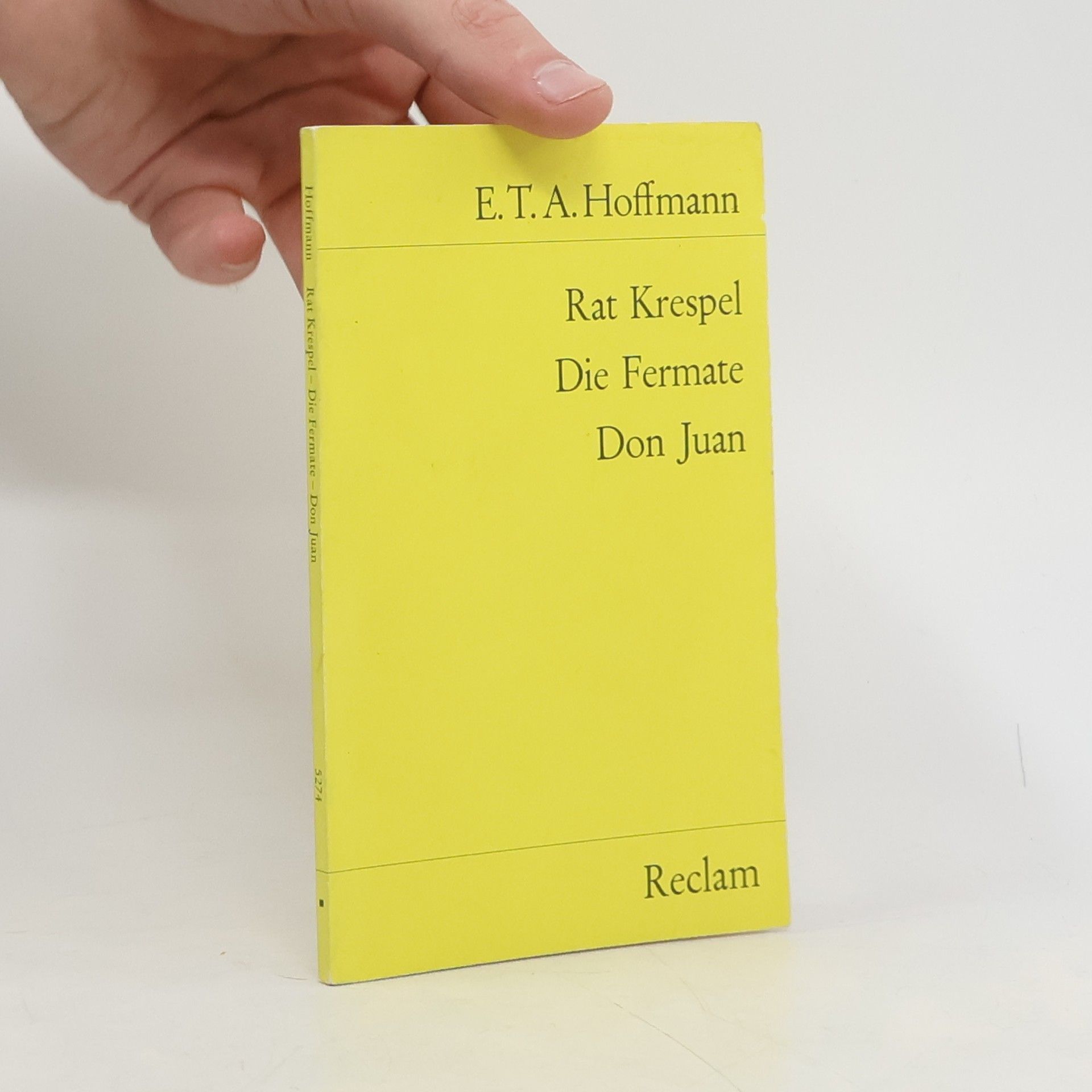 E. T. A. Hoffmann Rat Krespel
