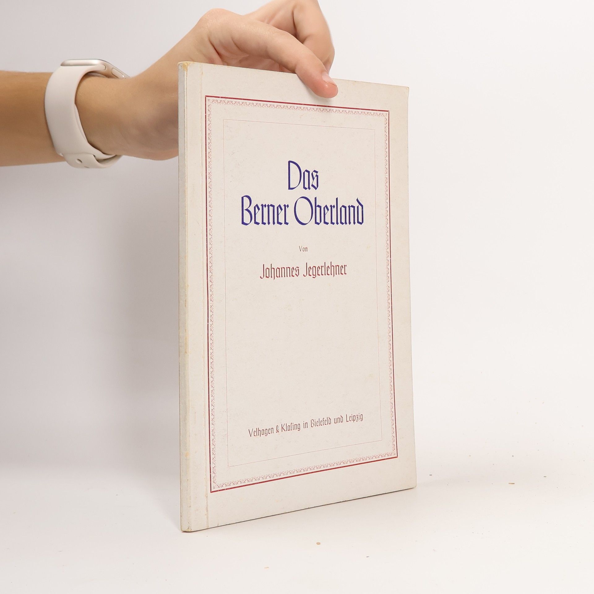 Johannes Jegerlehner Das Berner Oberland