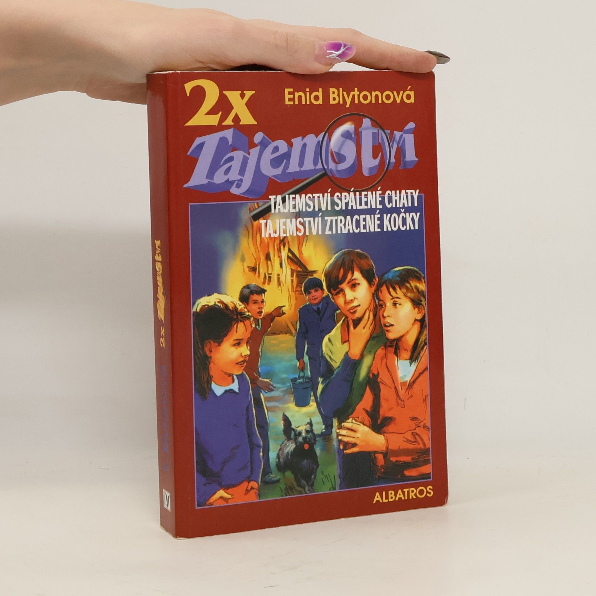 Enid Blyton 2x tajemství – Tajemství spálené chaty / Tajemství ztracené kočky