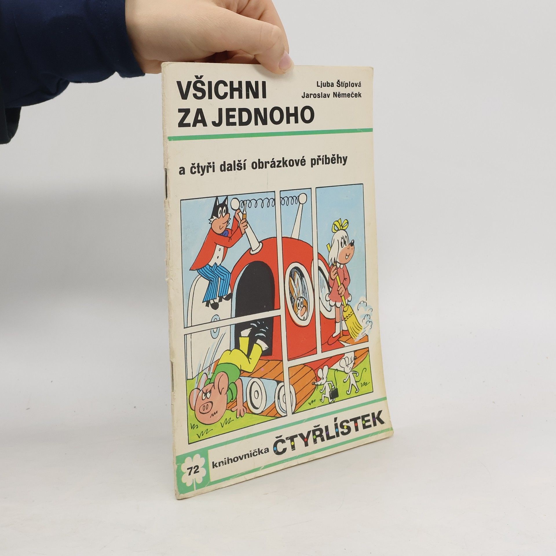 Jaroslav Němeček Čtyřlístek 72. Všichni za jednoho