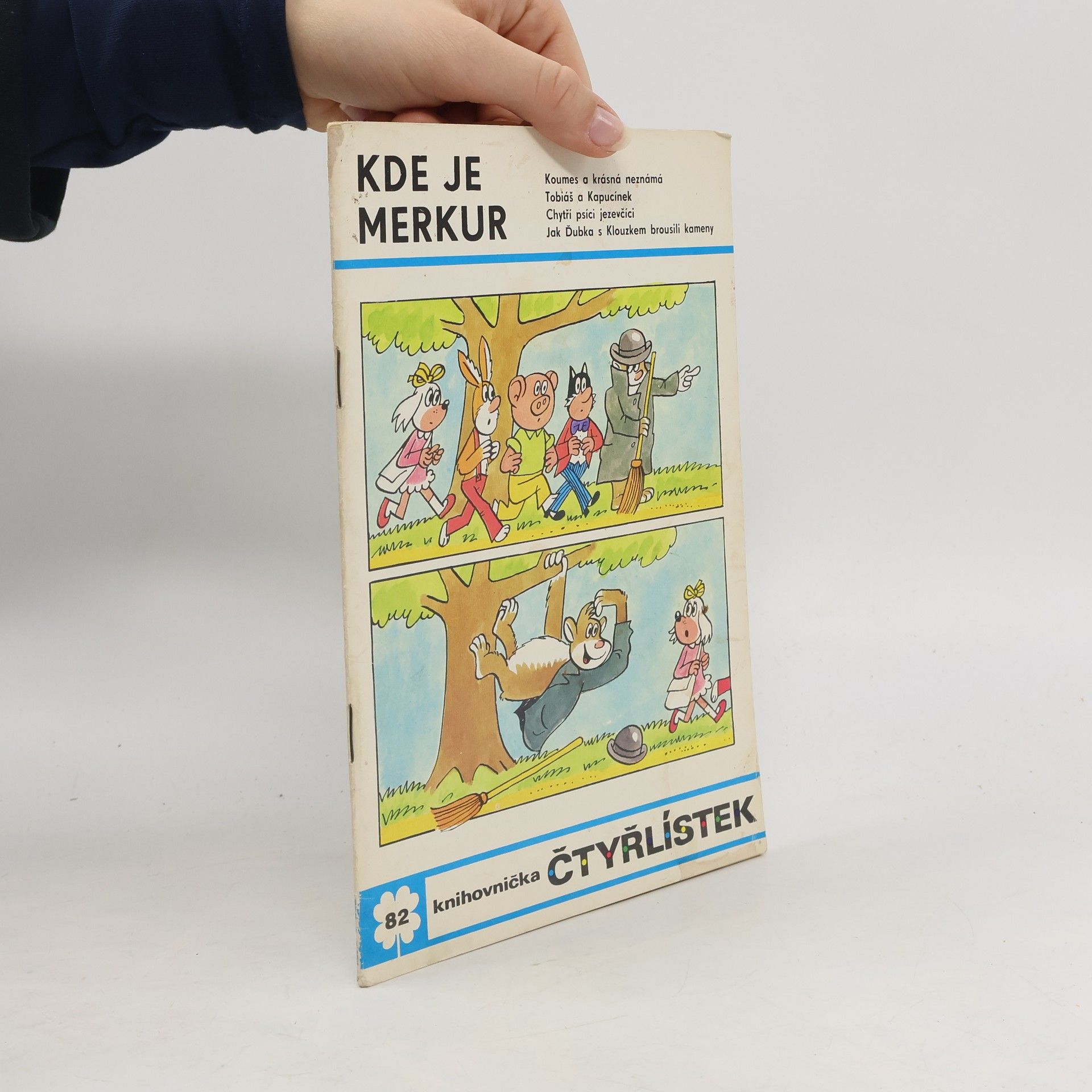 Jaroslav Němeček Čtyřlístek 82. Kde je Merkur