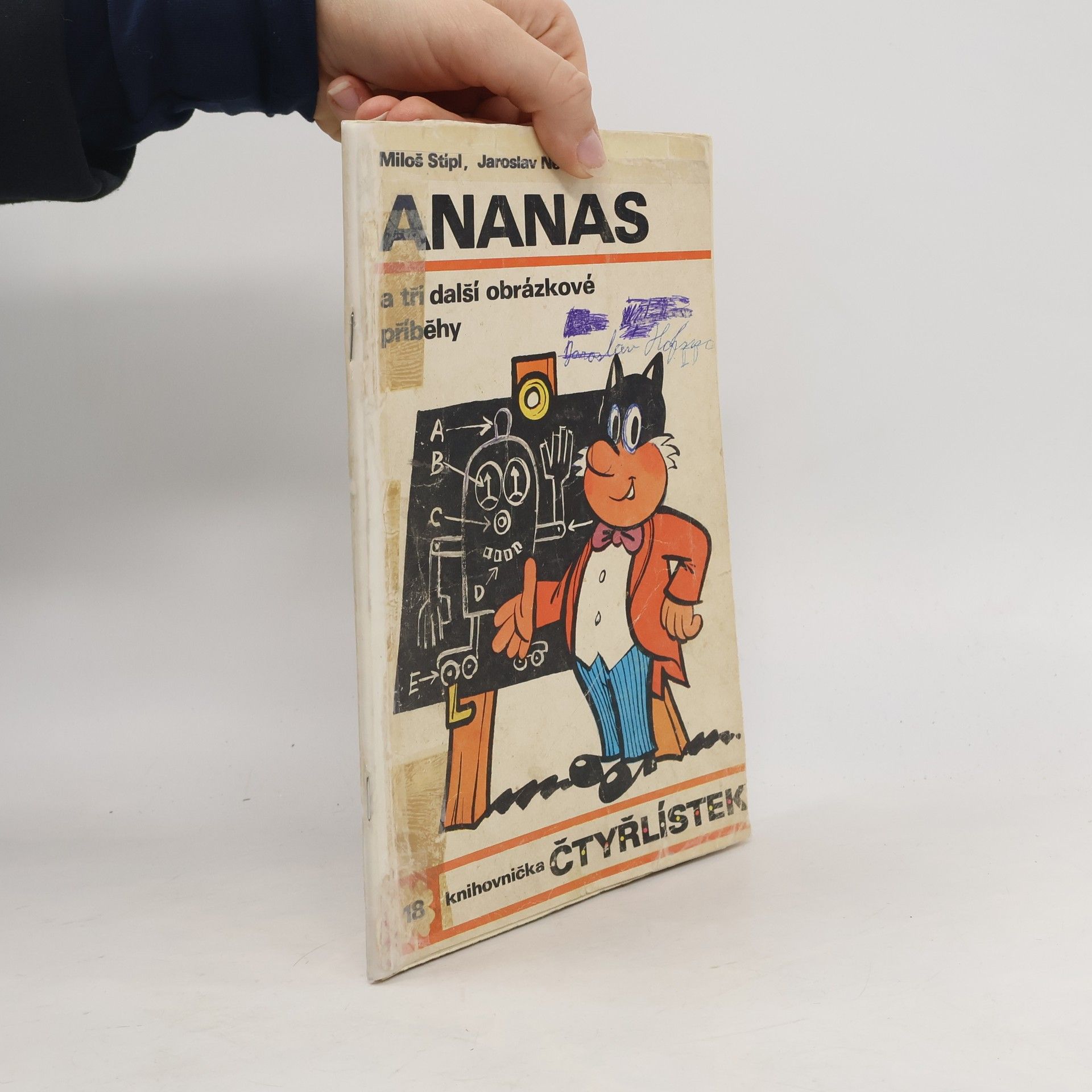 Jaroslav Němeček Čtyřlístek 18. Ananas a tři další obrázkové příběhy