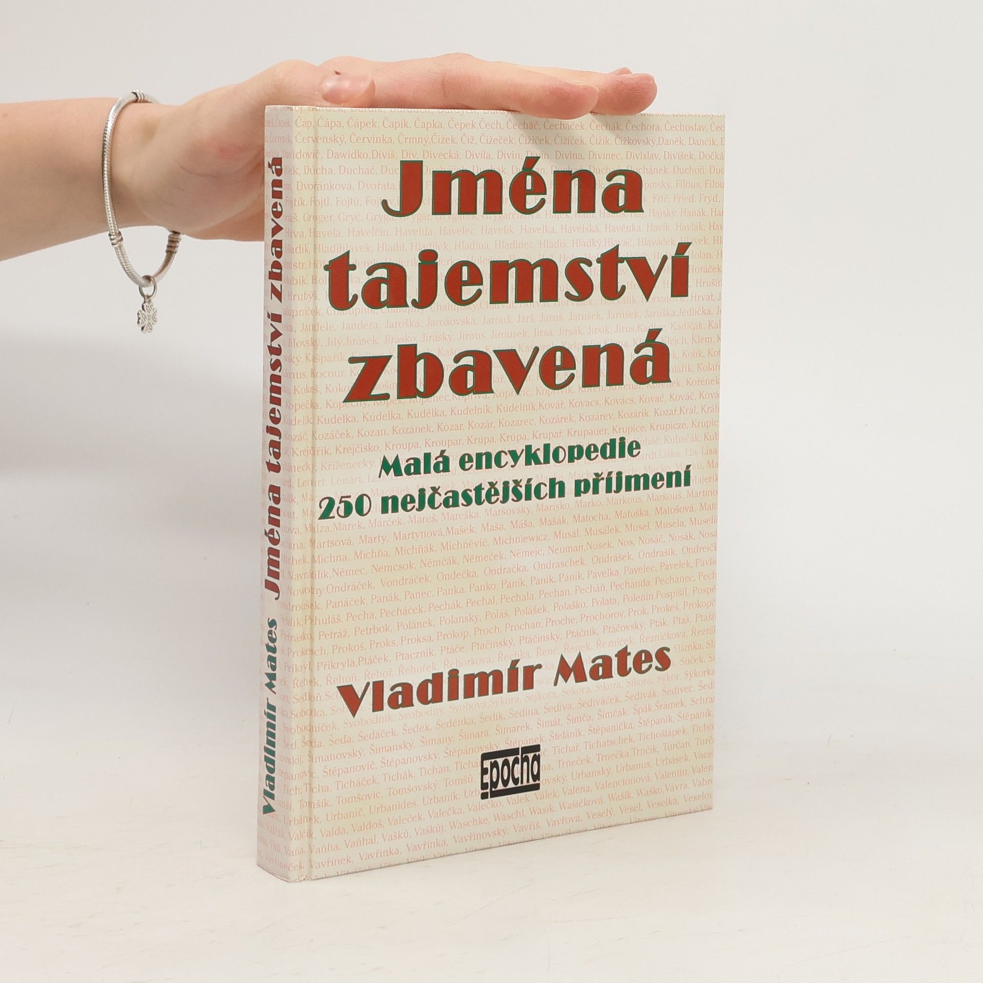 Vladimír Mates Jména tajemství zbavená. Malá encyklopedie 250 nejčastějších příjmení