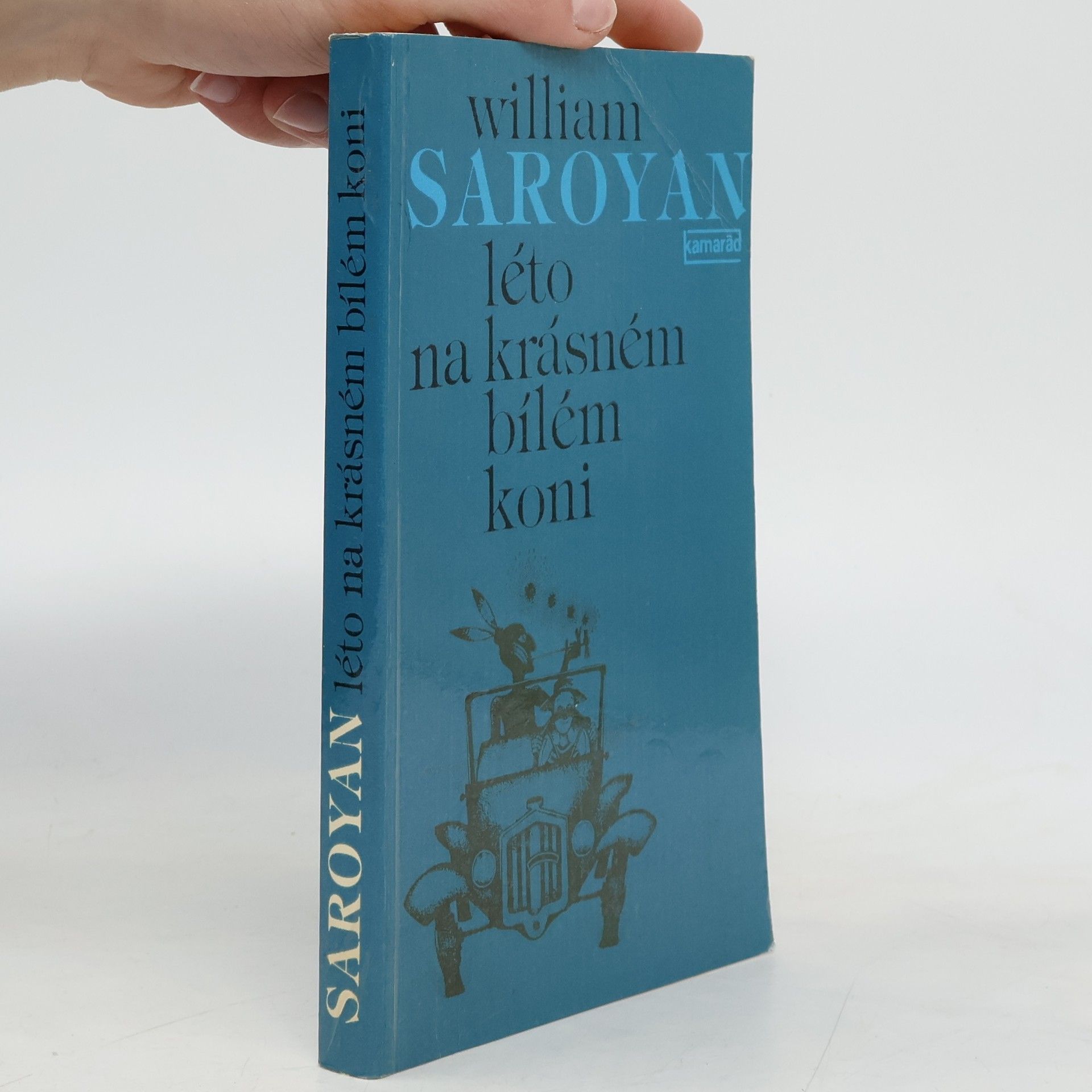 William peneyan Léto na krásném bílém koni