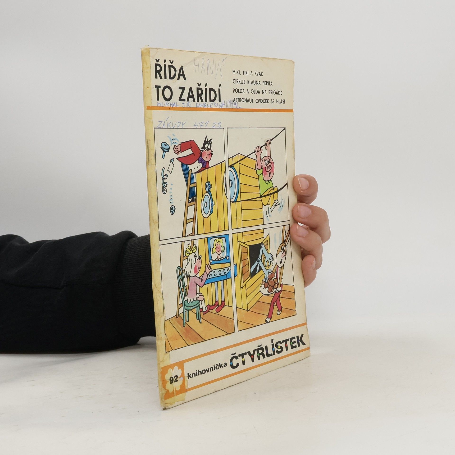 Jaroslav Němeček Čtyřlístek 92. Říďa to zařídí