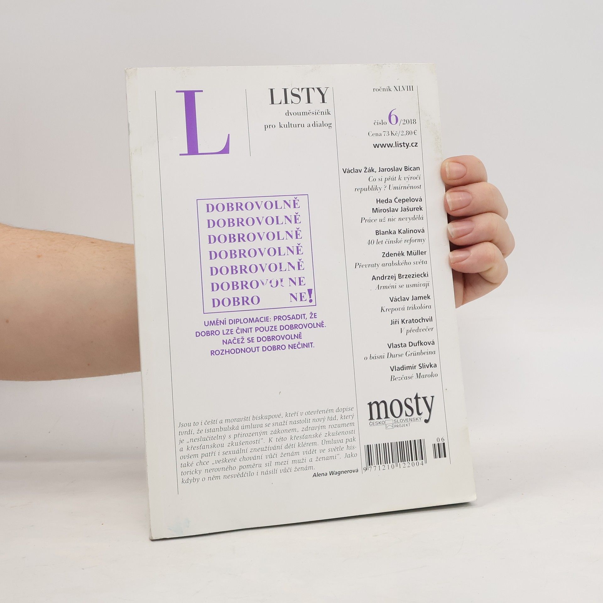 Kolektív autorov Listy 6/2018