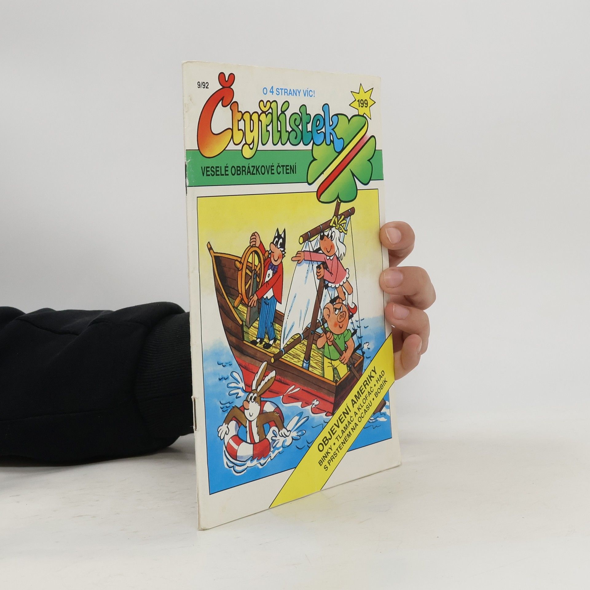 Collectif d'auteurs Čtyřlístek 199. 9/1992 Objevení Ameriky