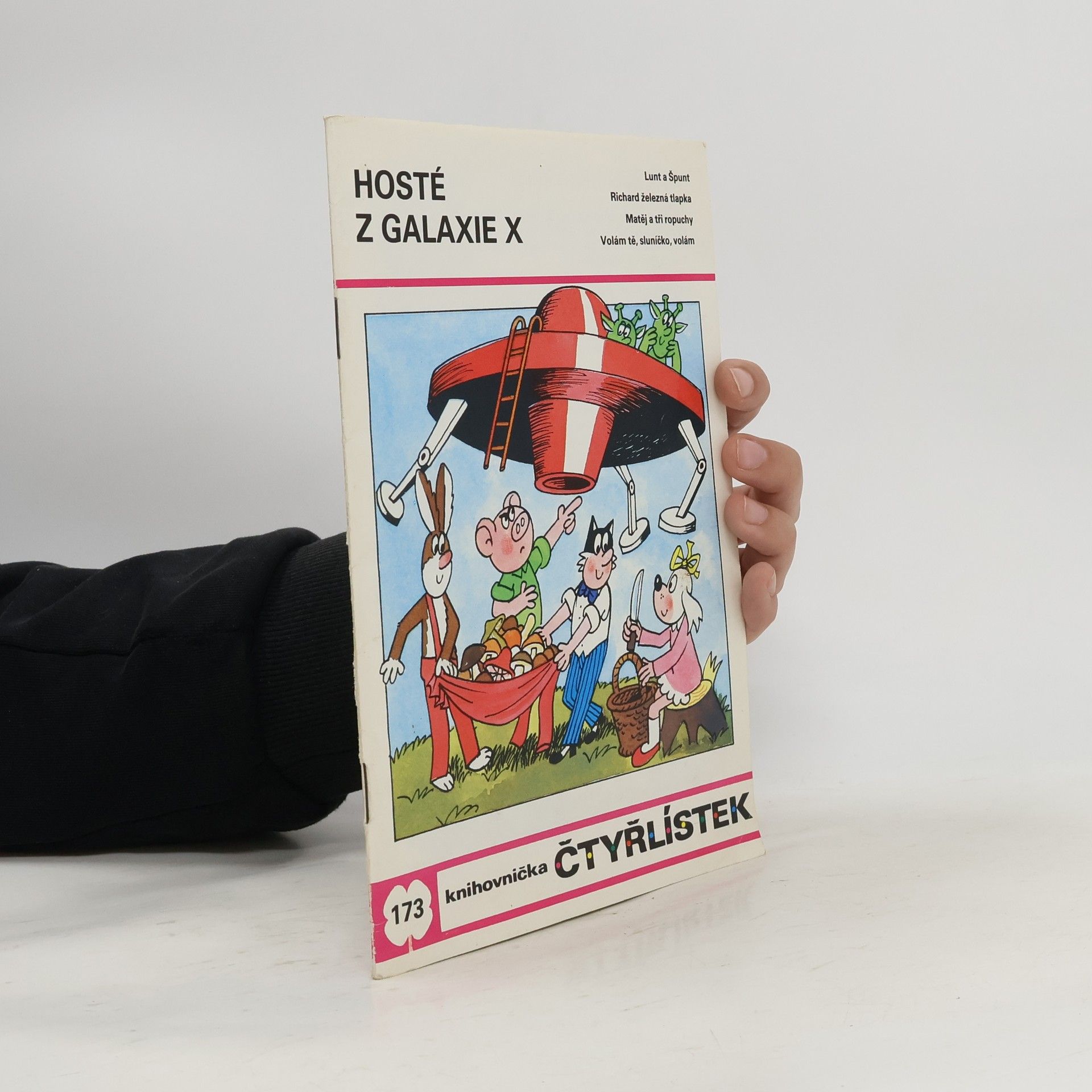 Čtyřlístek 173. Hosté z galaxie X
