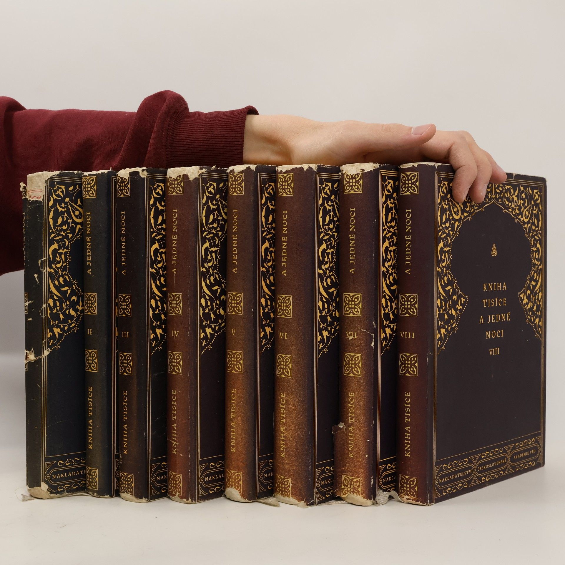 Felix Tauer Kniha Tisíce a jedné noci. I. - VIII. díl.