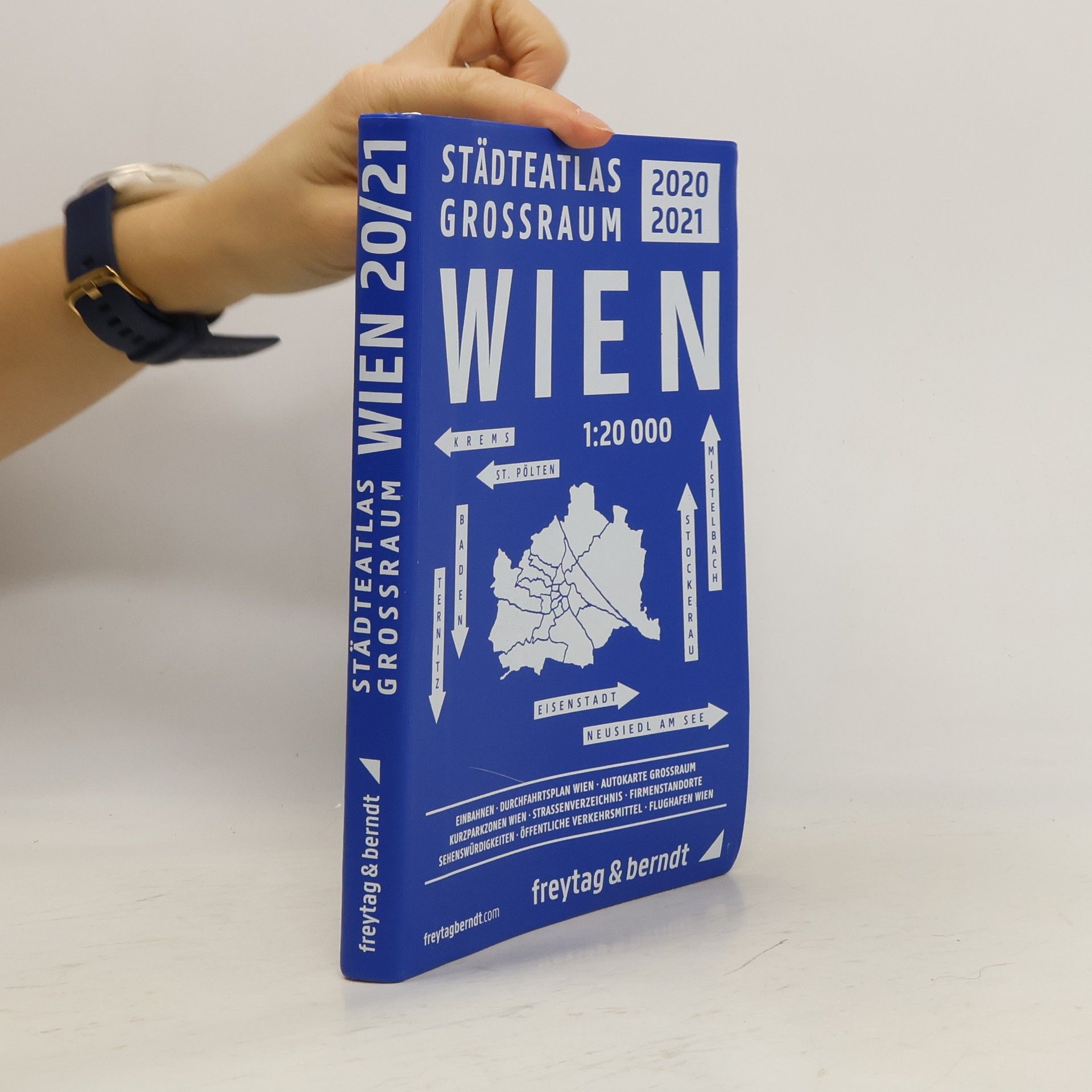 Collectif d'auteurs Wien Großraum Städteatlas 2020/21, Stadtplan 1:20.000