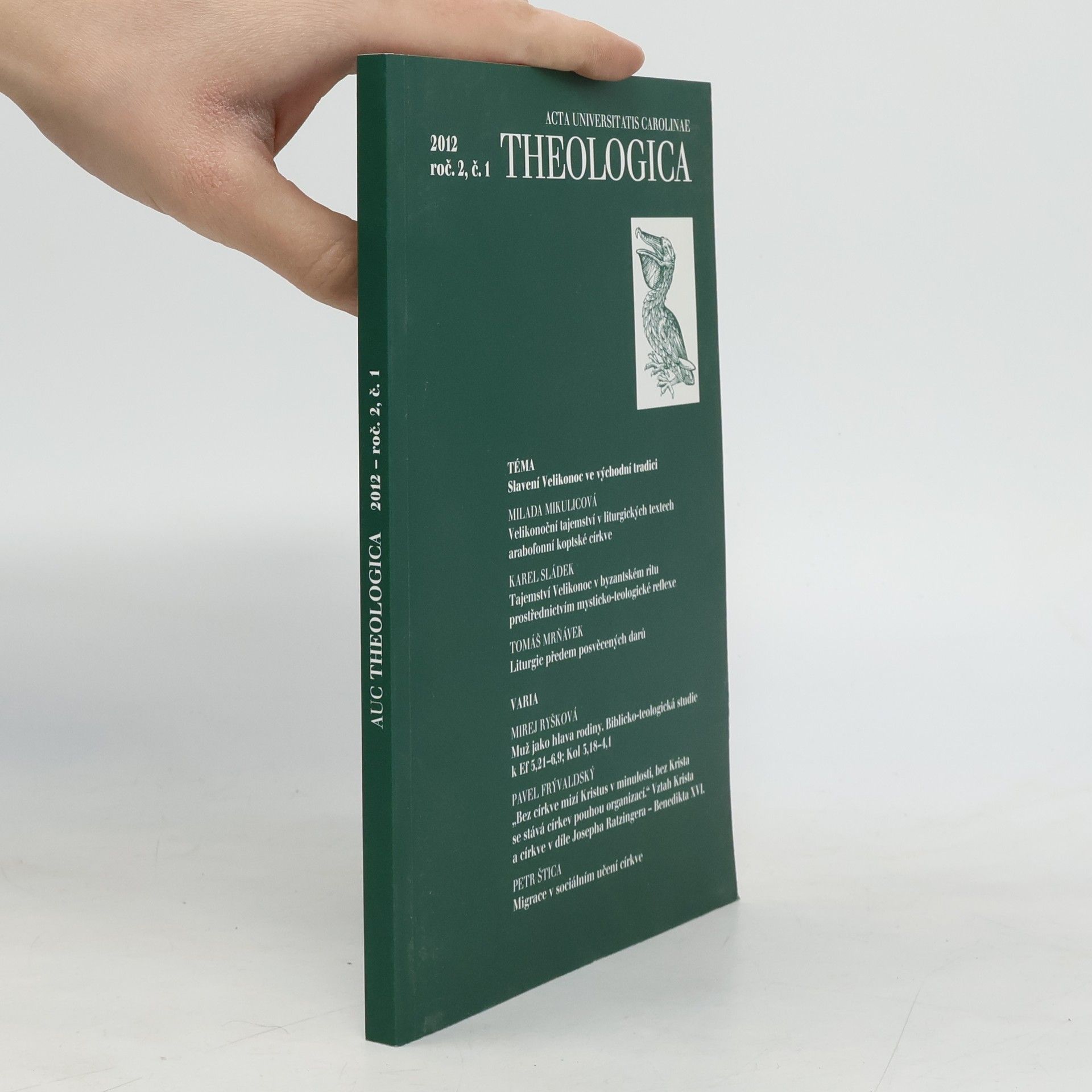 Autorenkollektiv Theologica roč. 2, č. 1