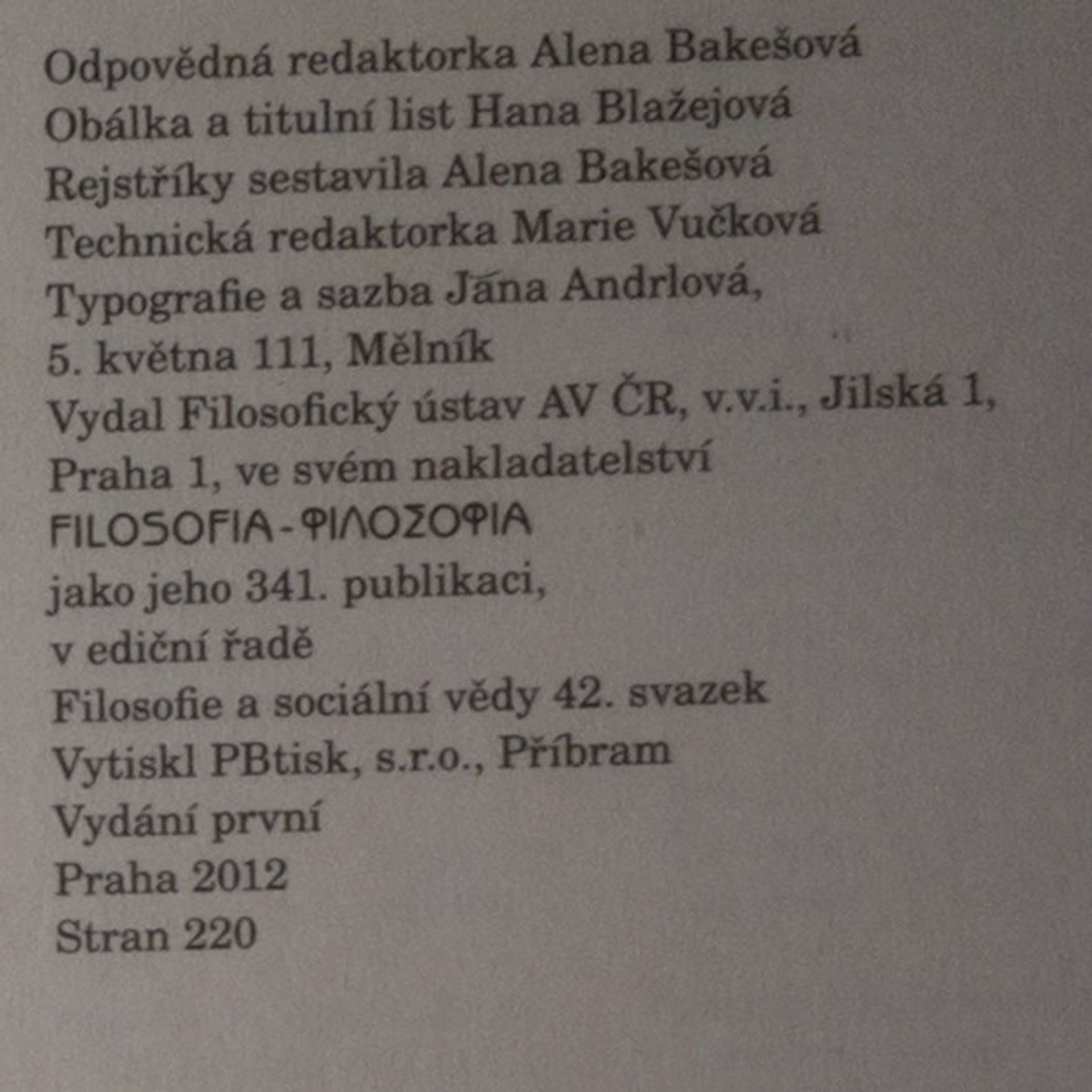 Jan Rovenský Krize a politické křižovatky. Rozhovory s českými politickými teoretiky
