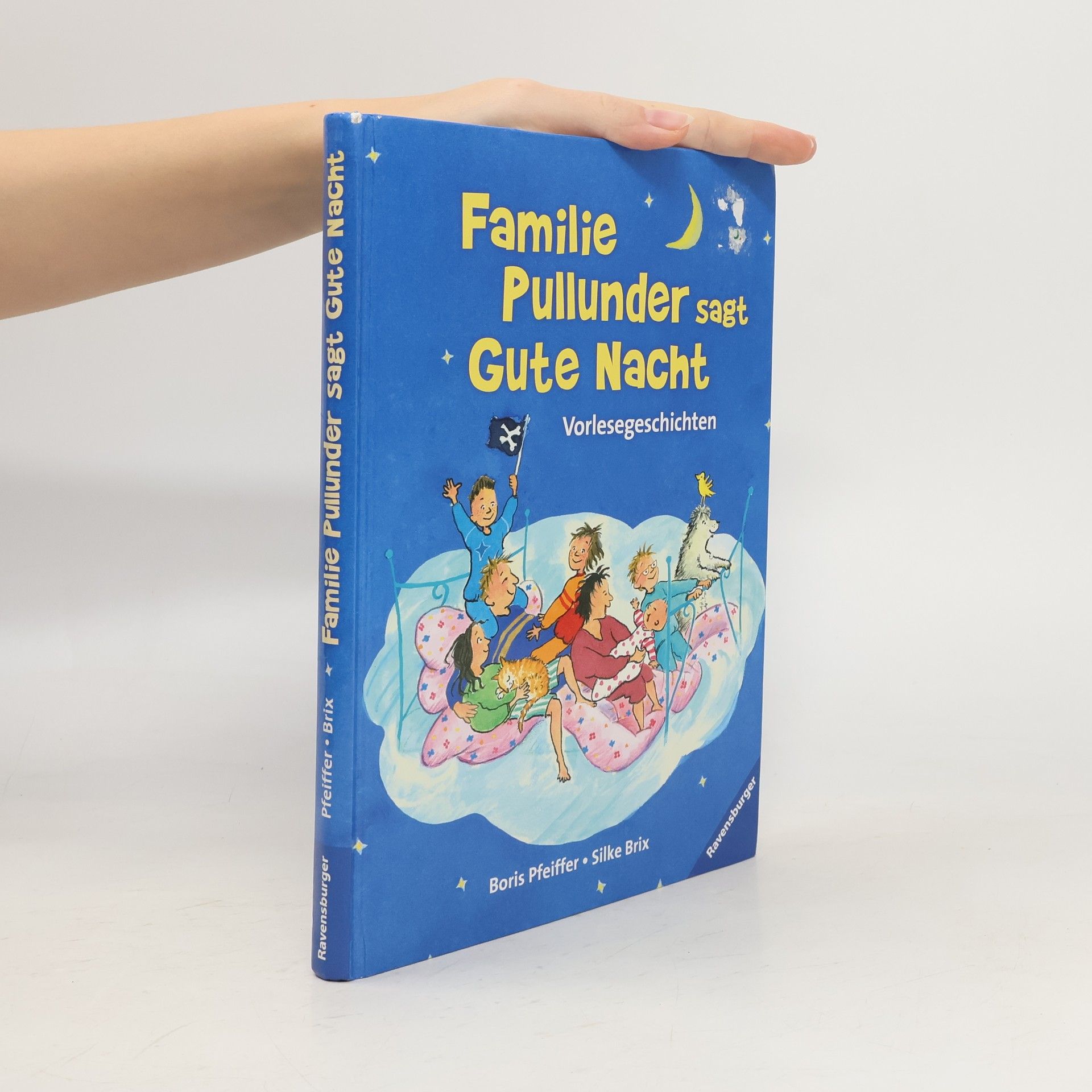 Boris Pfeiffer Familie Pullunder sagt Gute Nacht