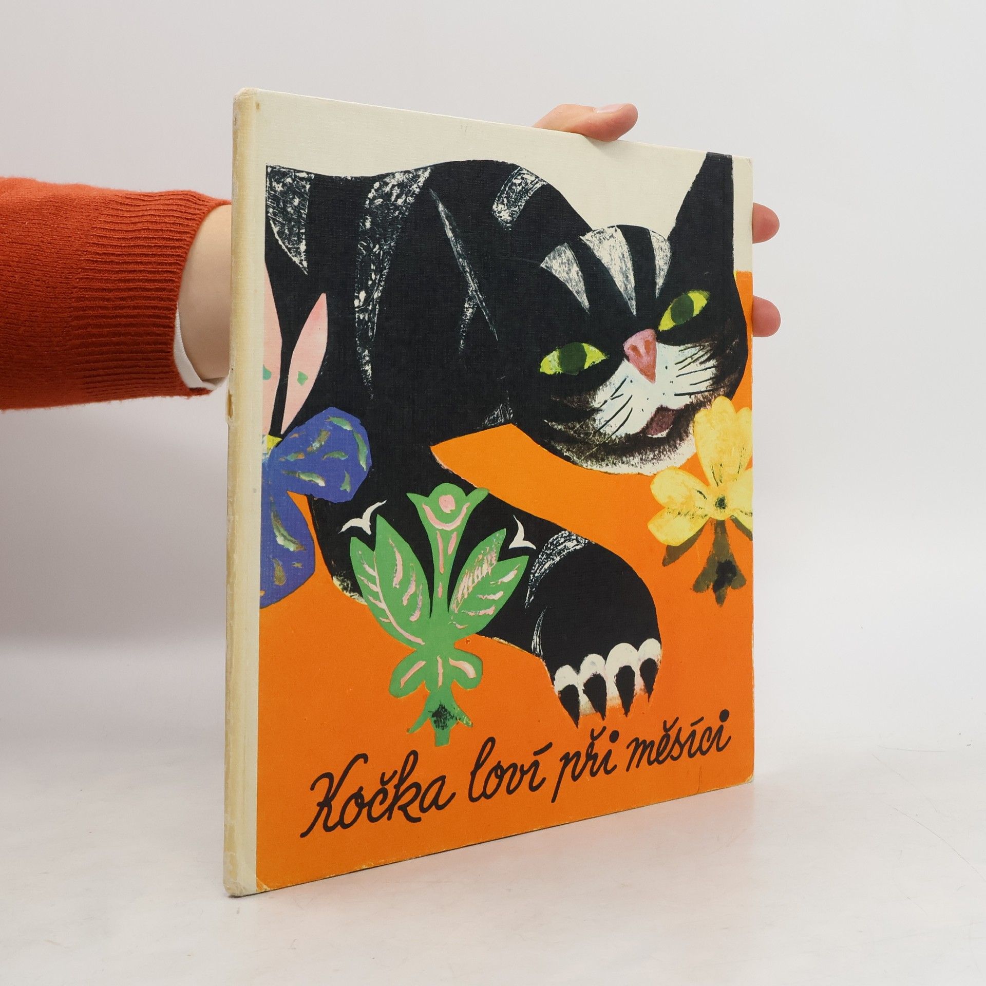 Walter Krumbach Kočka loví při měsíci