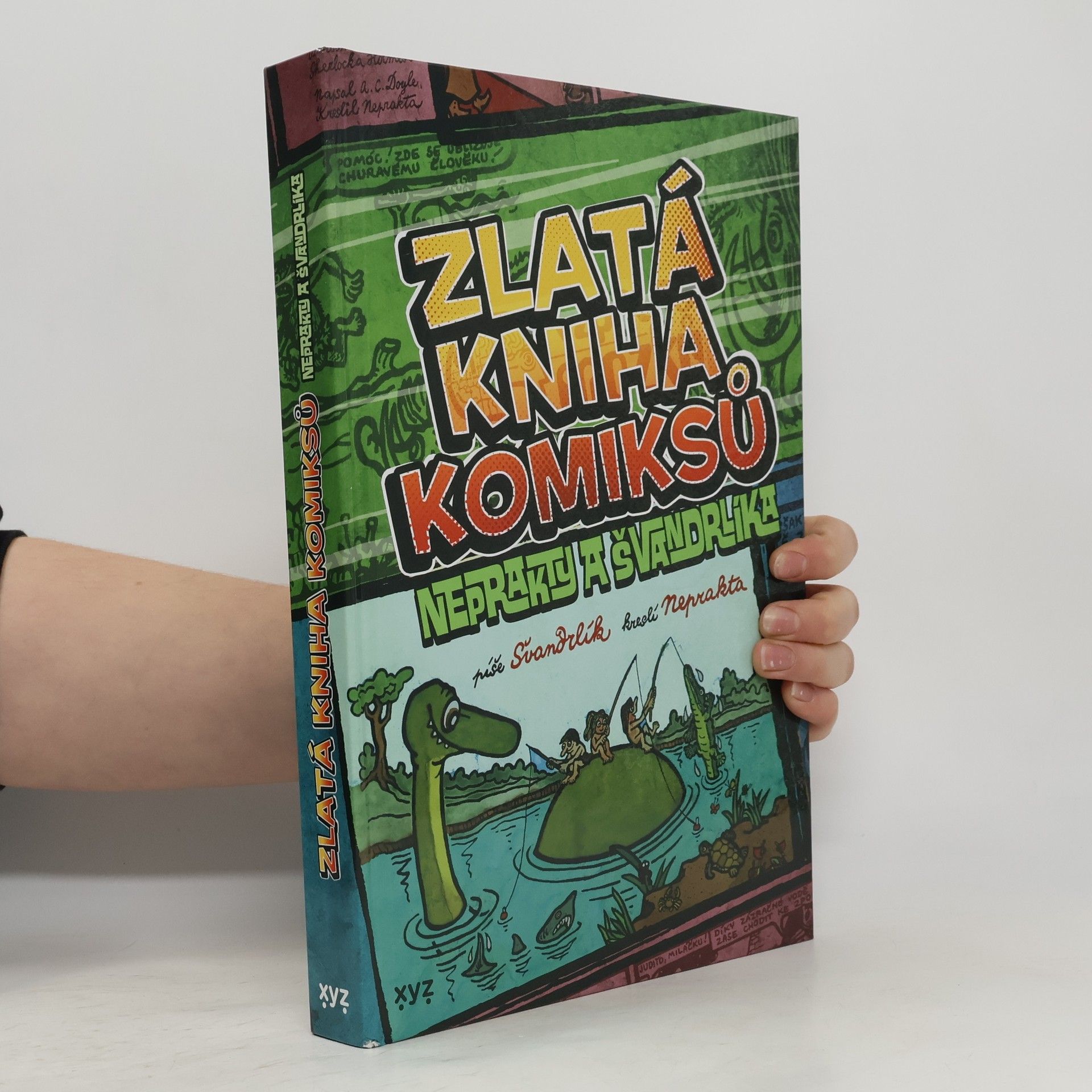Miloslav Švandrlík Zlatá kniha komiksů Neprakty a Švandrlíka