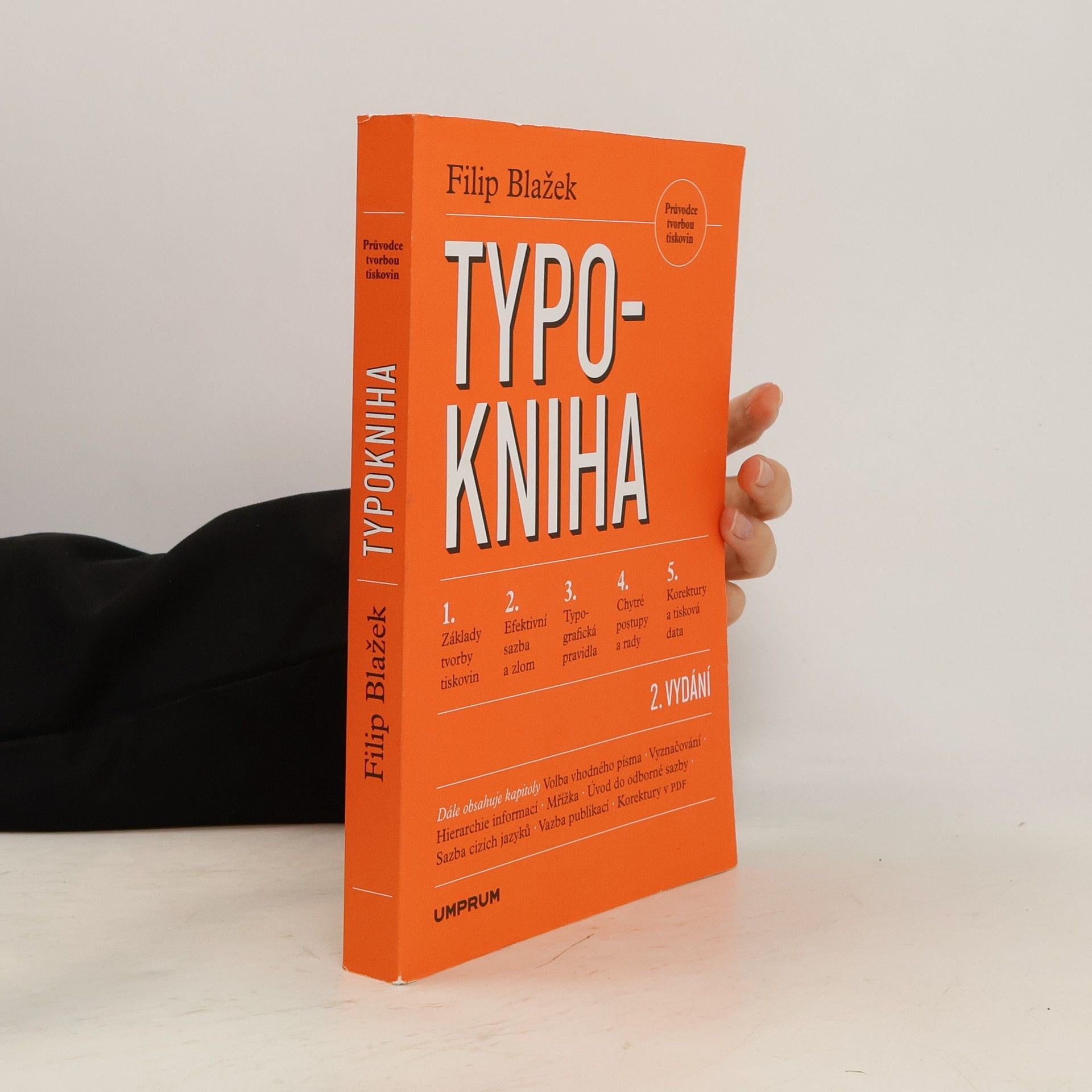 Filip Blažek Typokniha: Průvodce tvorbou tiskovin