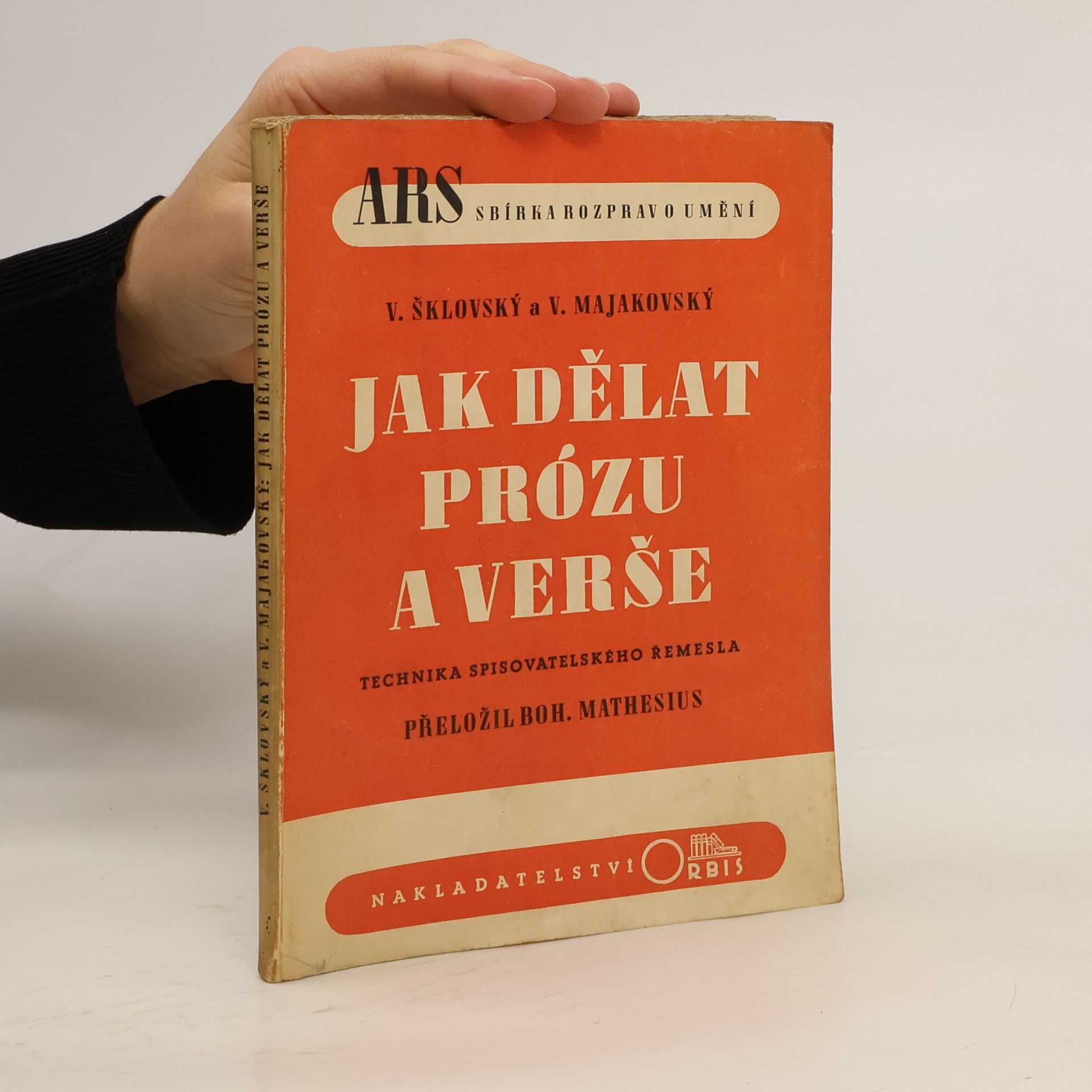 Viktor Borisovič Šklovskij Jak dělat prózu a verše