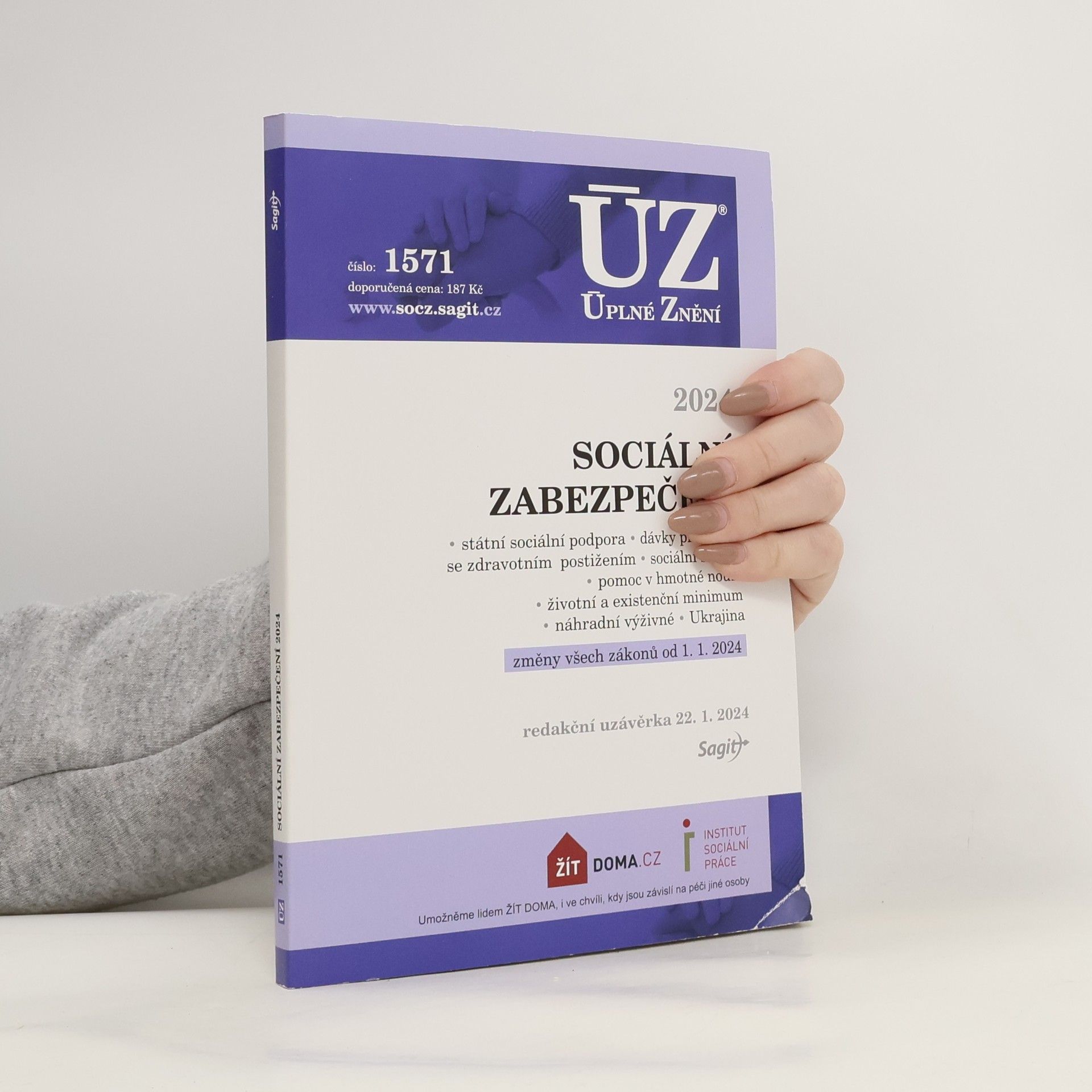 Kolektív autorov ÚZ 1571 Sociální zabezpečení 2024