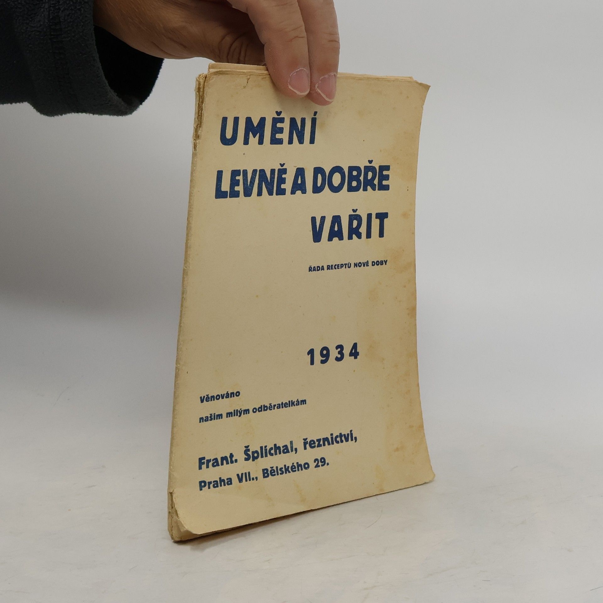 František Šplíchal Umění levně a dobře vařit