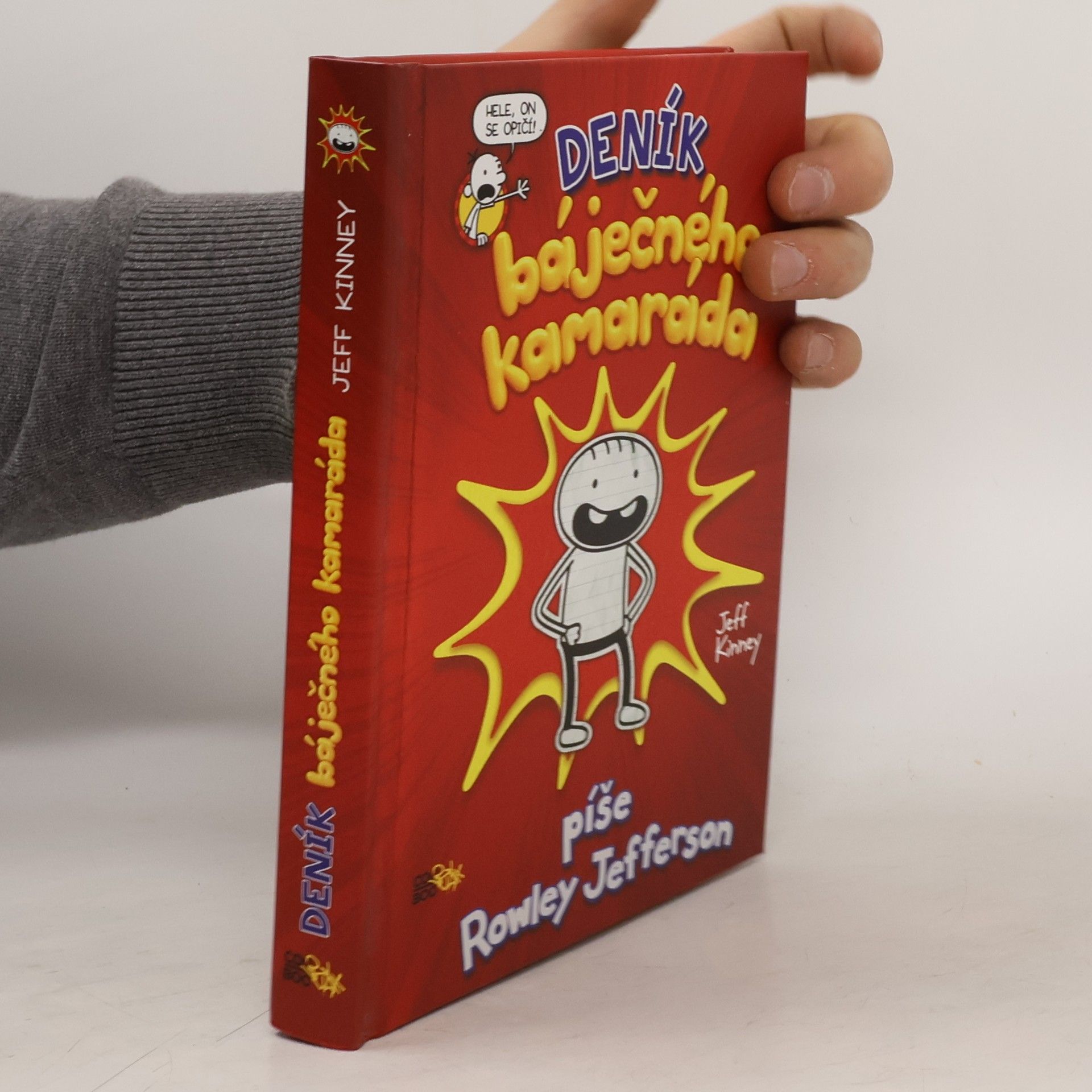 Jeff Kinney Deník báječného kamaráda. Píše Rowley Jefferson