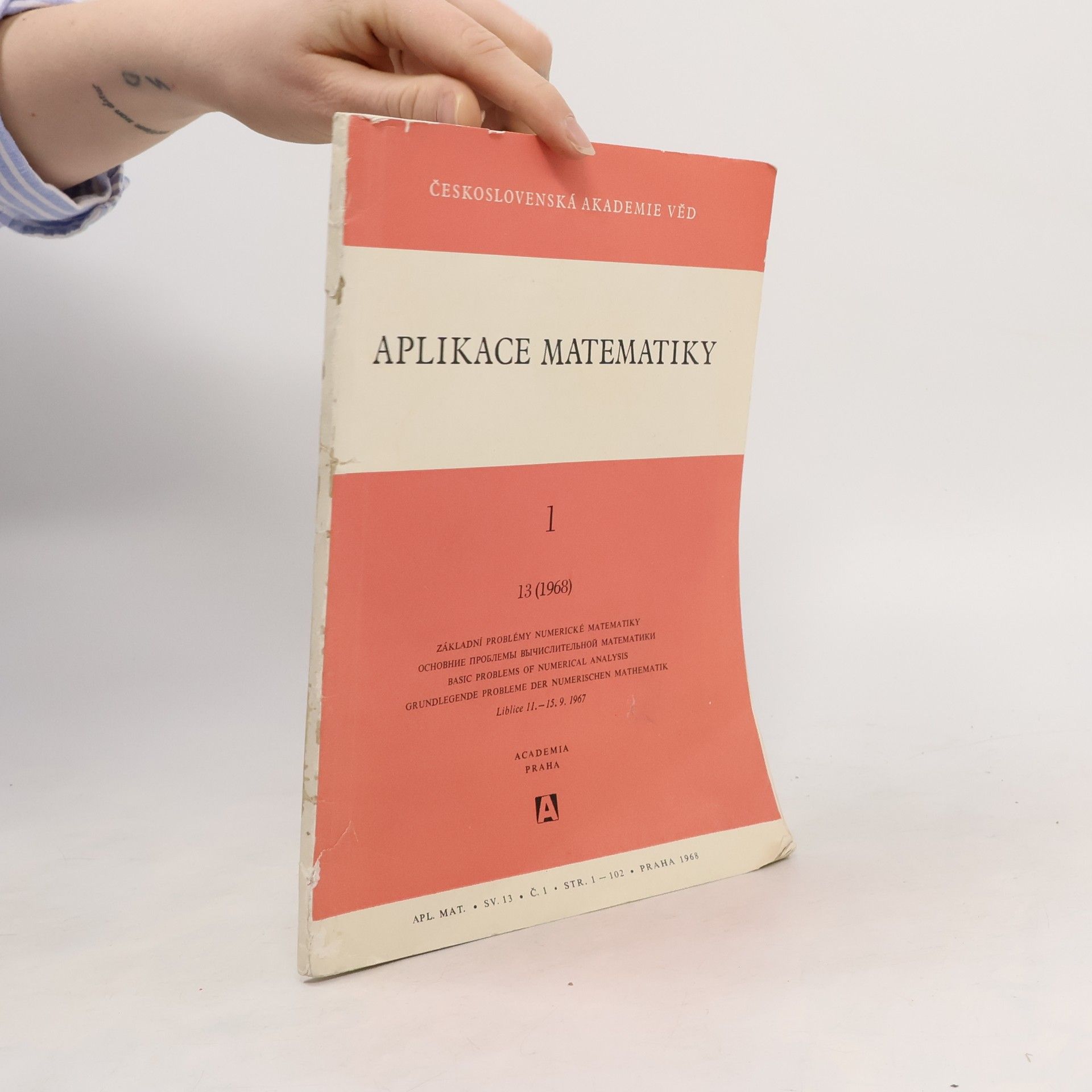 Autores varios Aplikace matematiky. Svazek 13